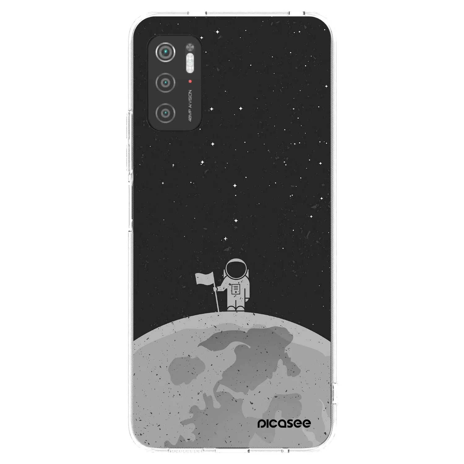 Picasee silikonski prozorni ovitek za Xiaomi Poco M3 Pro 5G - Astronaut