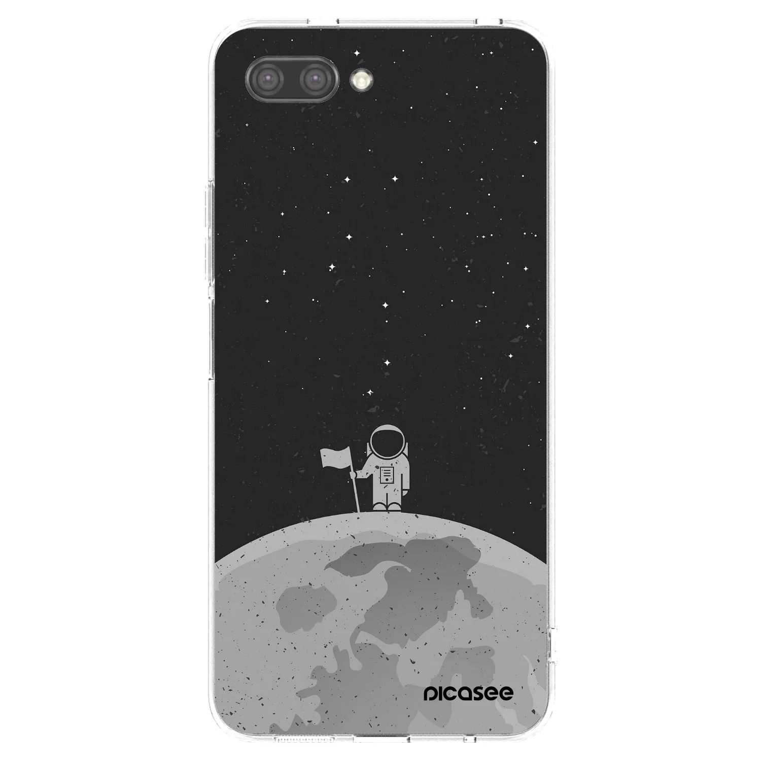 Picasee silikonski prozorni ovitek za Honor 10 - Astronaut