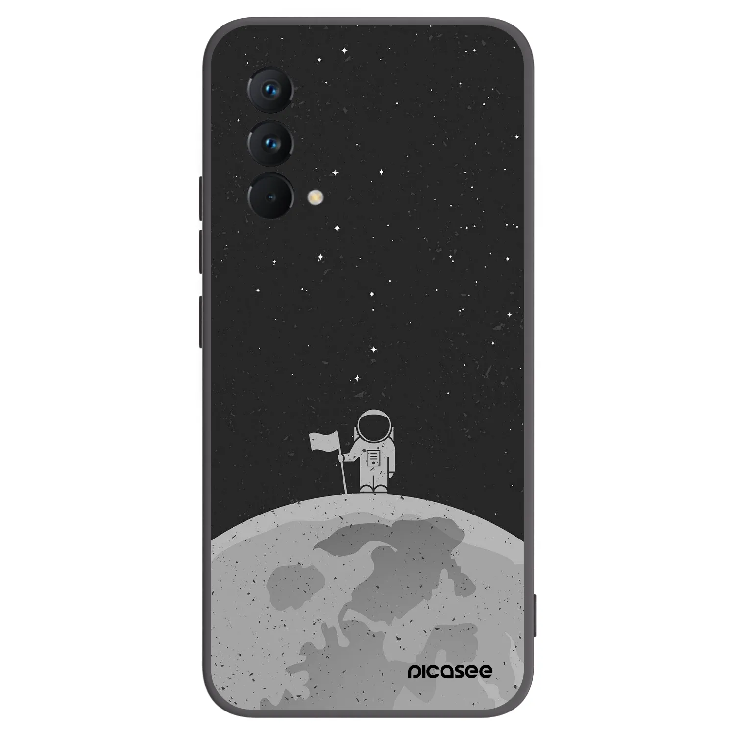 Picasee silikonski črni ovitek za Realme GT Master Edition 5G - Astronaut