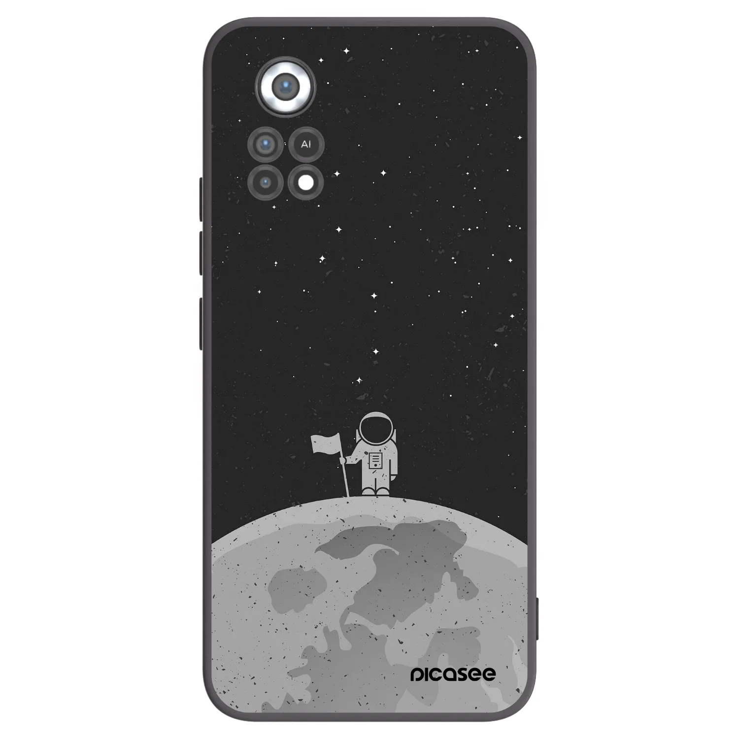 Picasee silikonski črni ovitek za Xiaomi Poco X4 Pro 5G - Astronaut