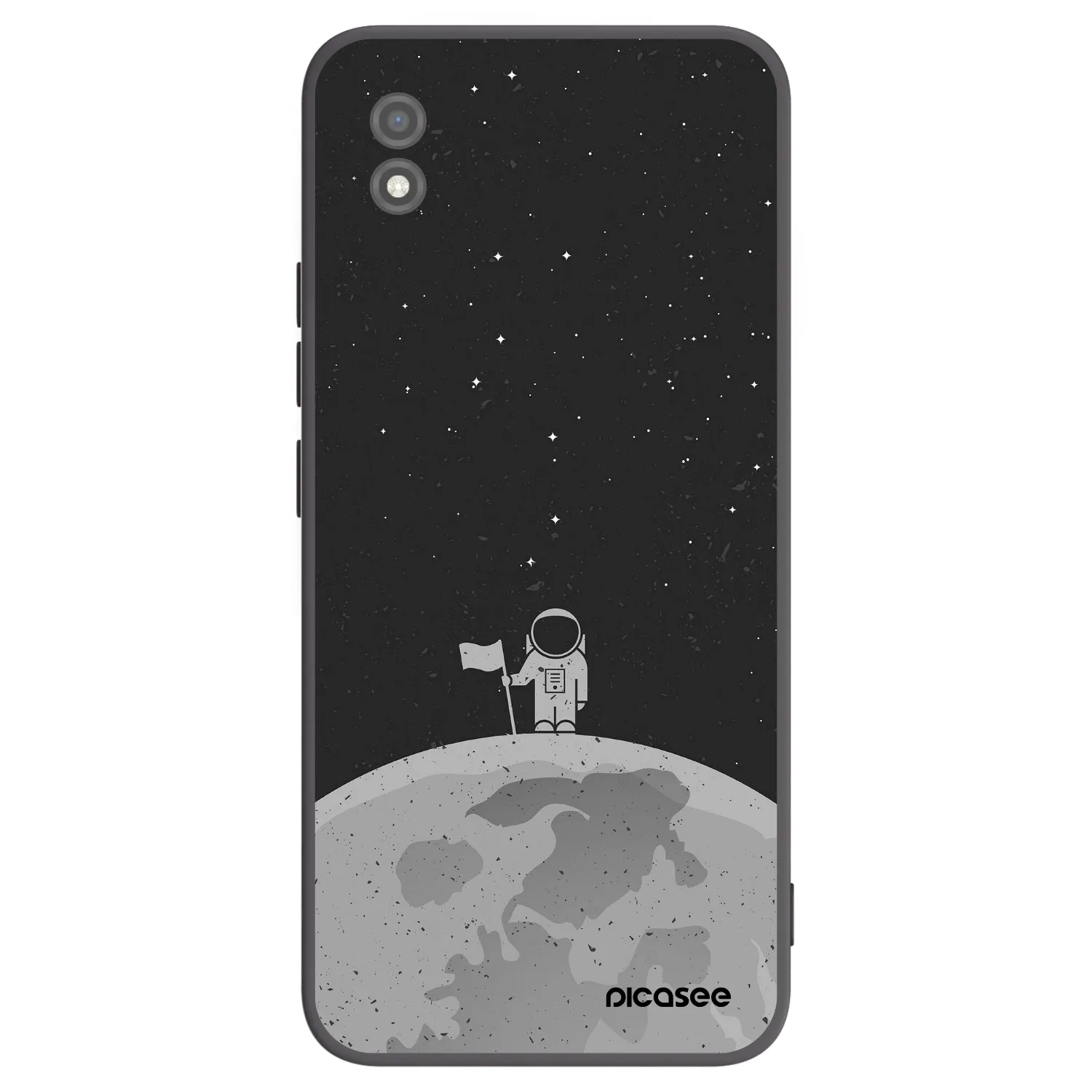 Picasee silikonski črni ovitek za Realme C11 (2021) - Astronaut