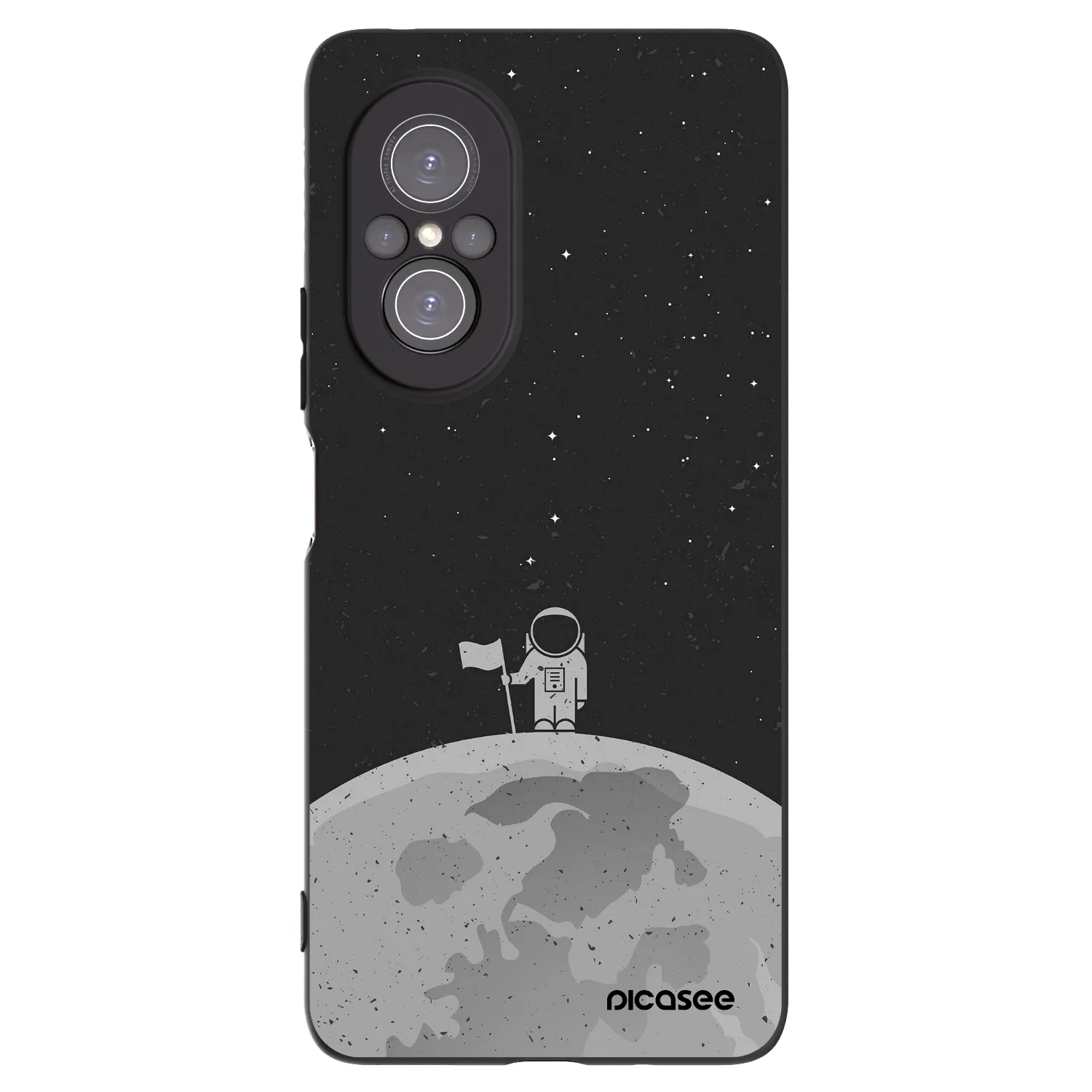 Picasee silikonski črni ovitek za Huawei Nova 9 SE - Astronaut