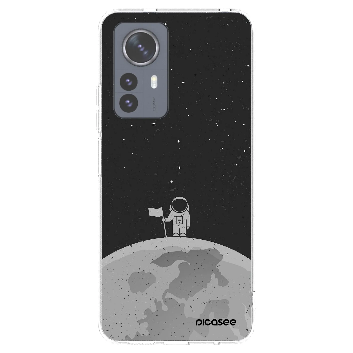 Picasee silikonski prozorni ovitek za Xiaomi 12 Pro - Astronaut