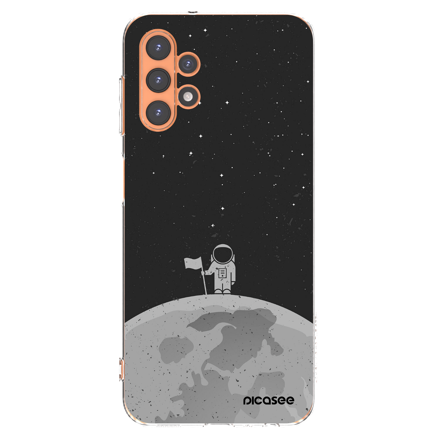 Picasee silikonski prozorni ovitek za Samsung Galaxy A13 4G A135 - Astronaut