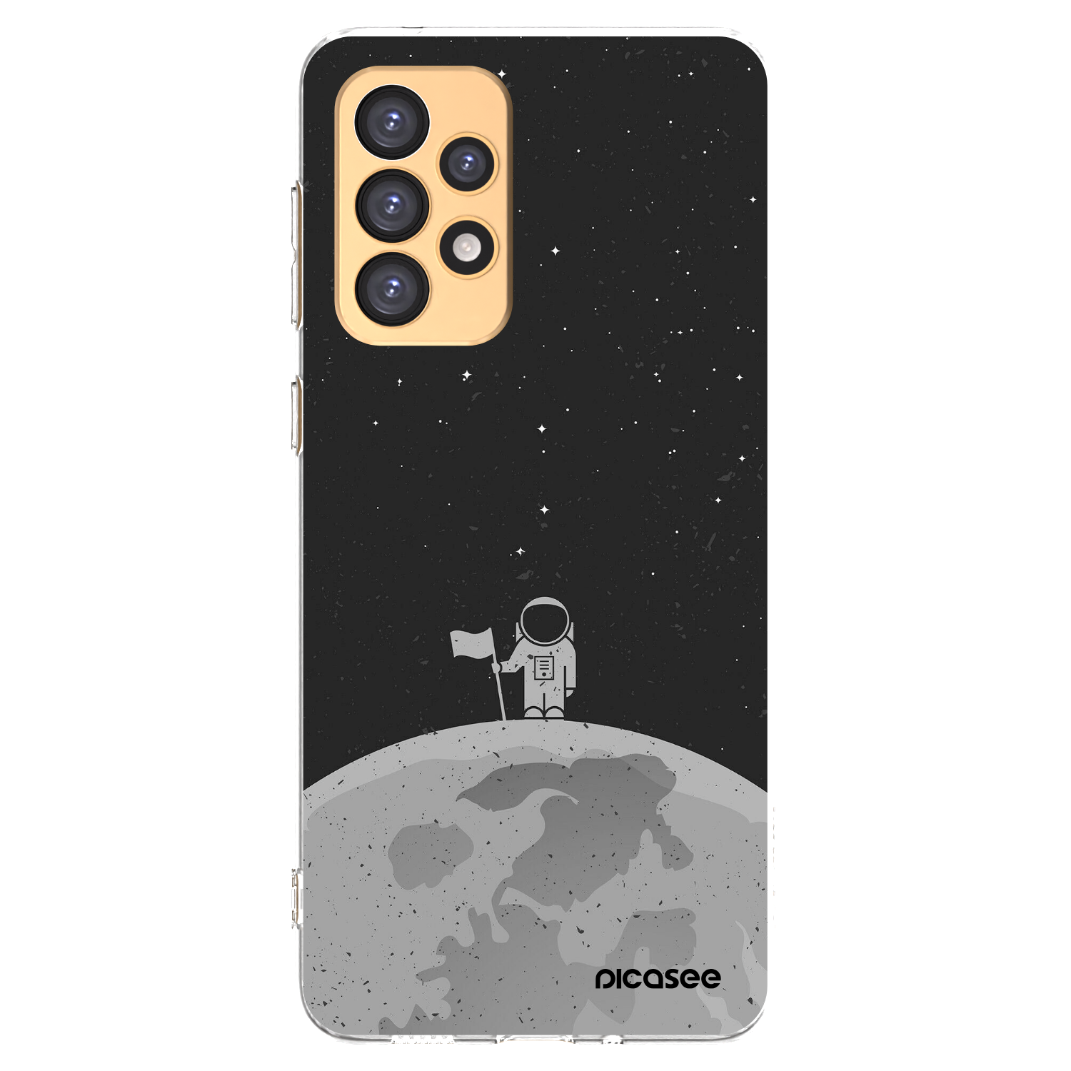 Picasee silikonski prozorni ovitek za Samsung Galaxy A33 5G A336 - Astronaut