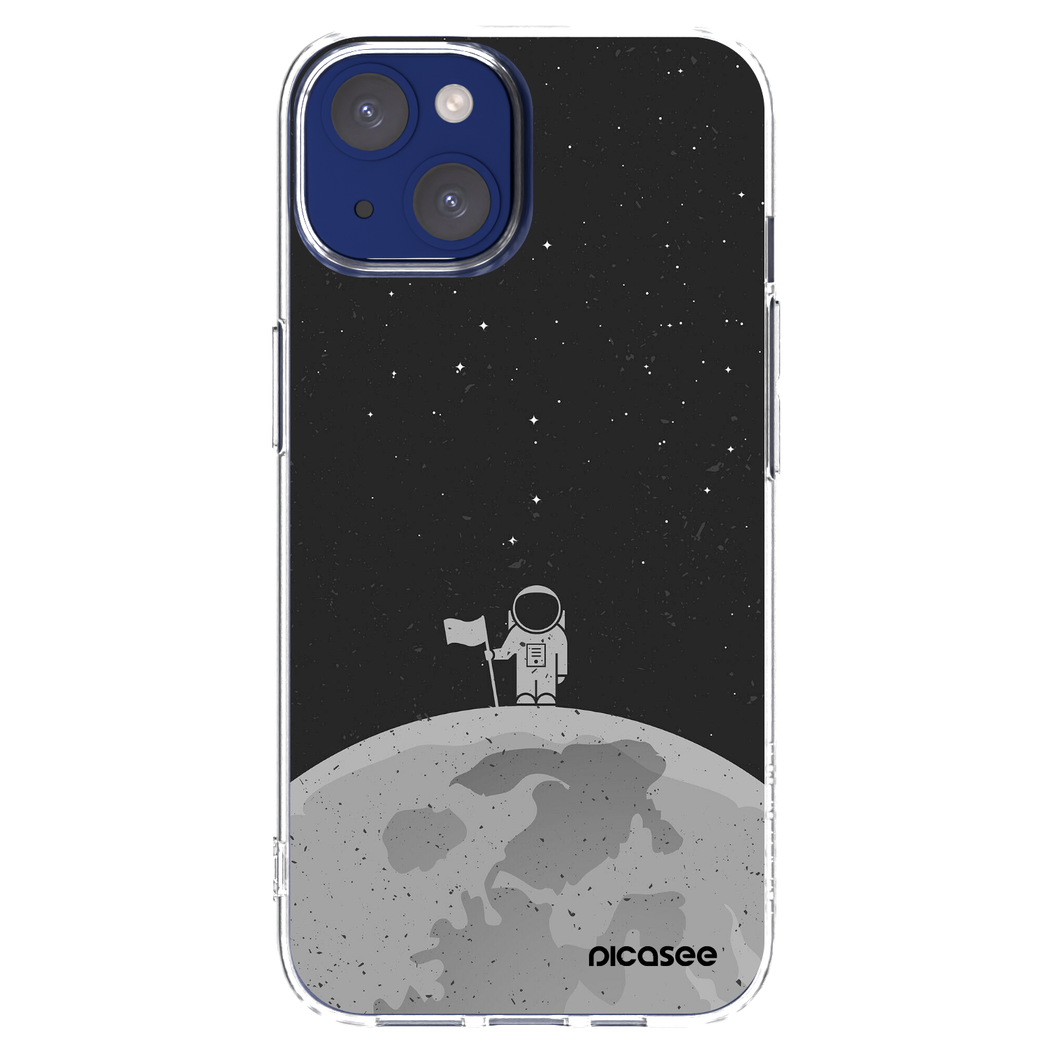 Picasee silikonski prozorni ovitek za Apple iPhone 14 - Astronaut