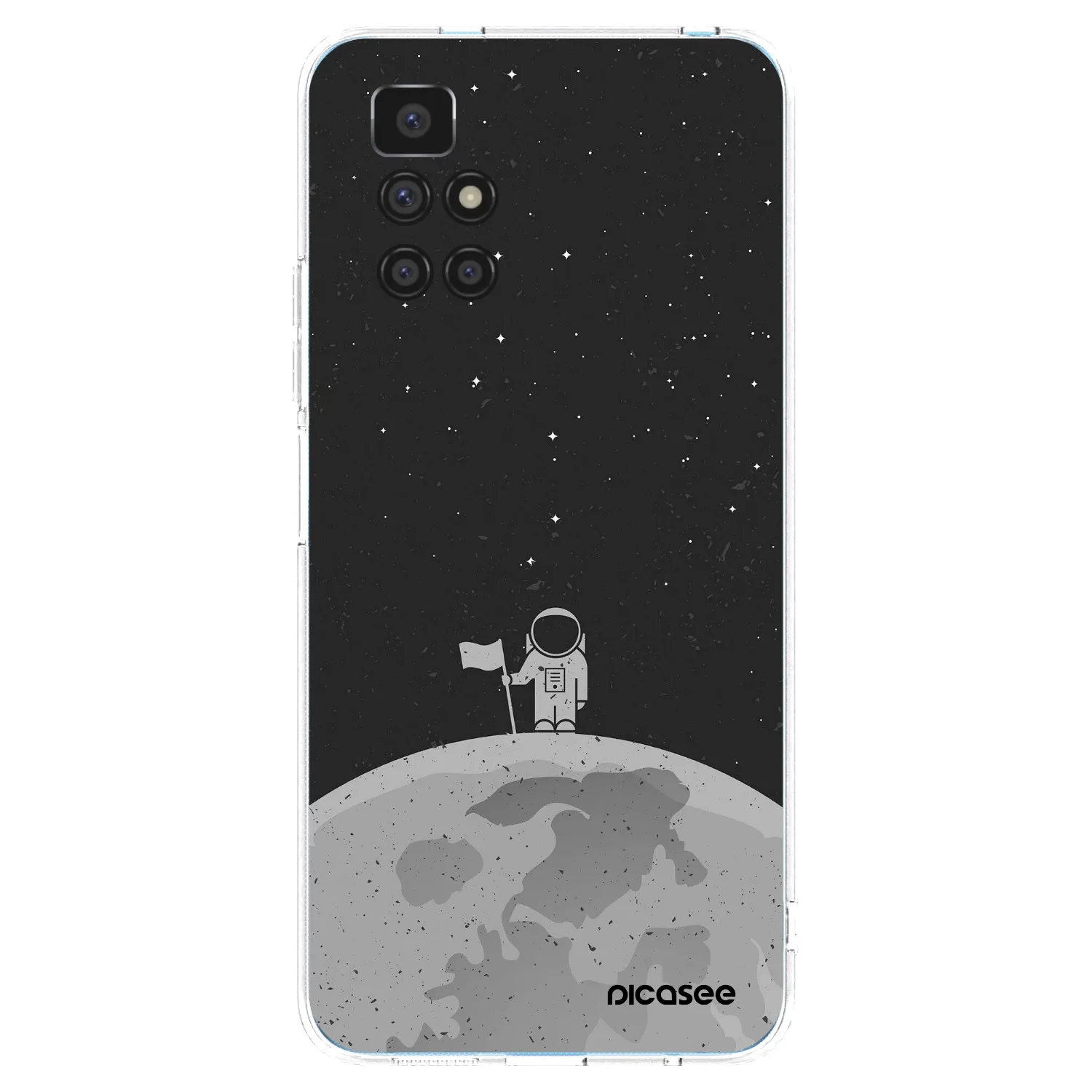Picasee silikonski prozorni ovitek za Xiaomi Redmi 10 (2022) - Astronaut