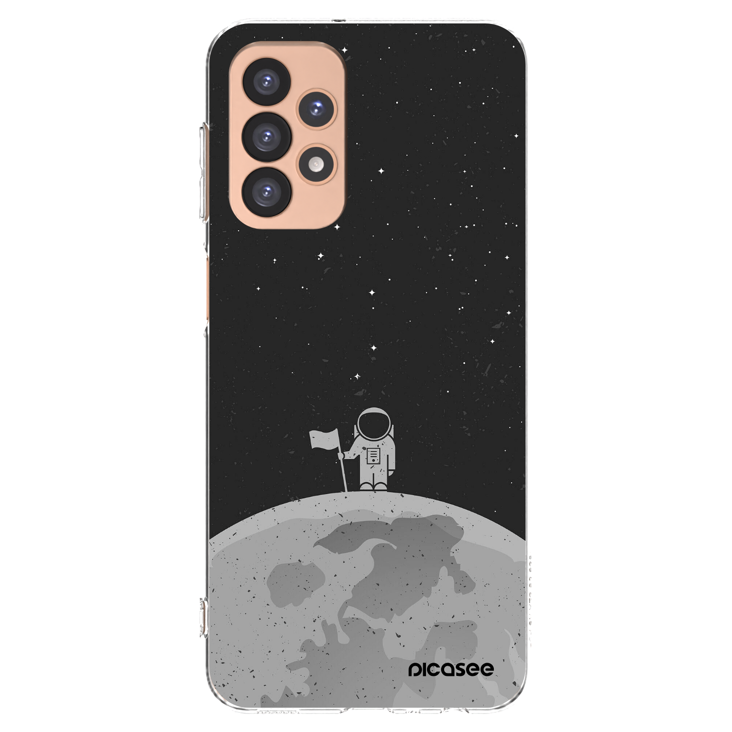 Picasee silikonski prozorni ovitek za Samsung Galaxy A23 A236B 5G - Astronaut