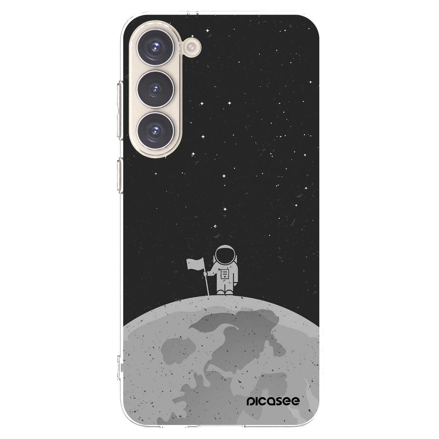 Picasee silikonski prozorni ovitek za Samsung Galaxy S23+ 5G - Astronaut