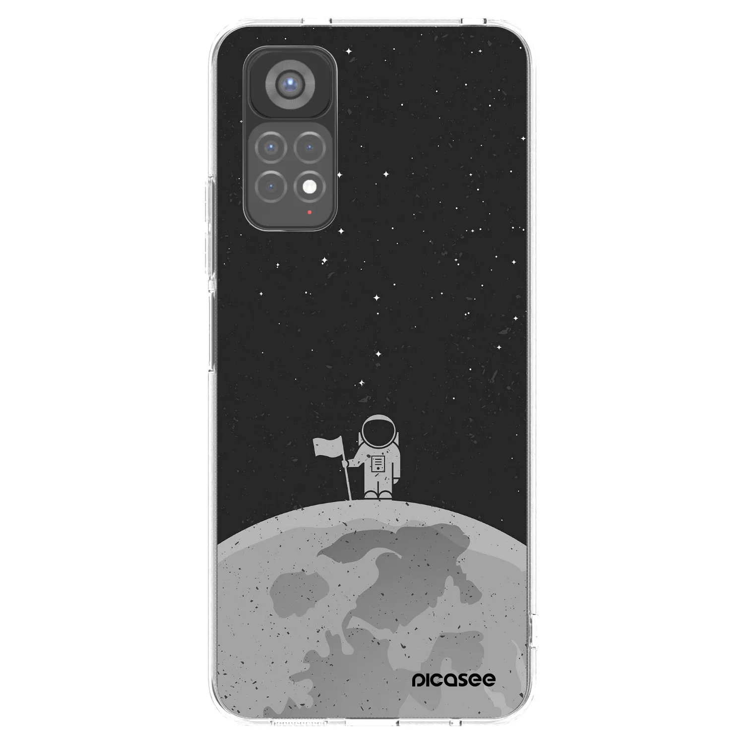 Picasee silikonski prozorni ovitek za Xiaomi Redmi Note 11S 5G - Astronaut