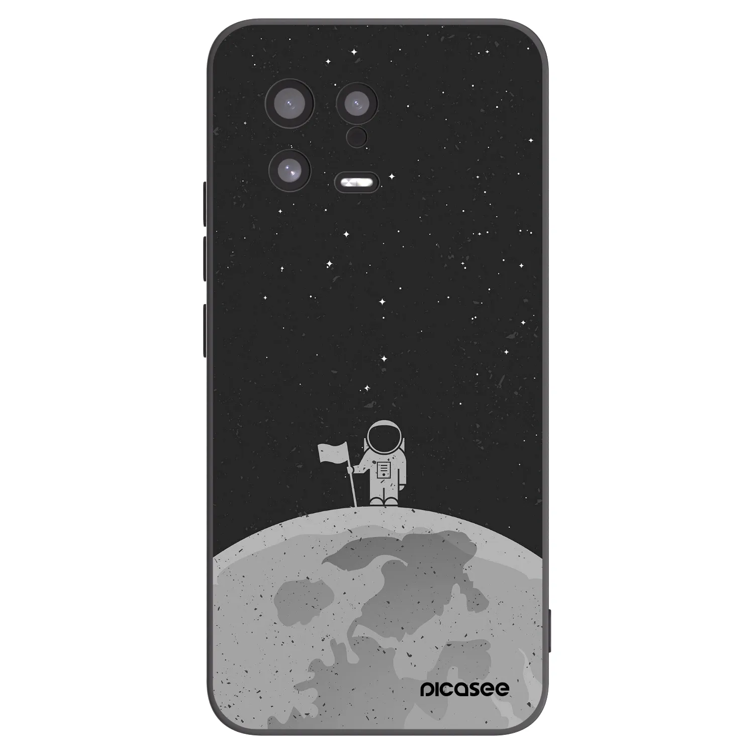 Picasee silikonski črni ovitek za Xiaomi 13 - Astronaut