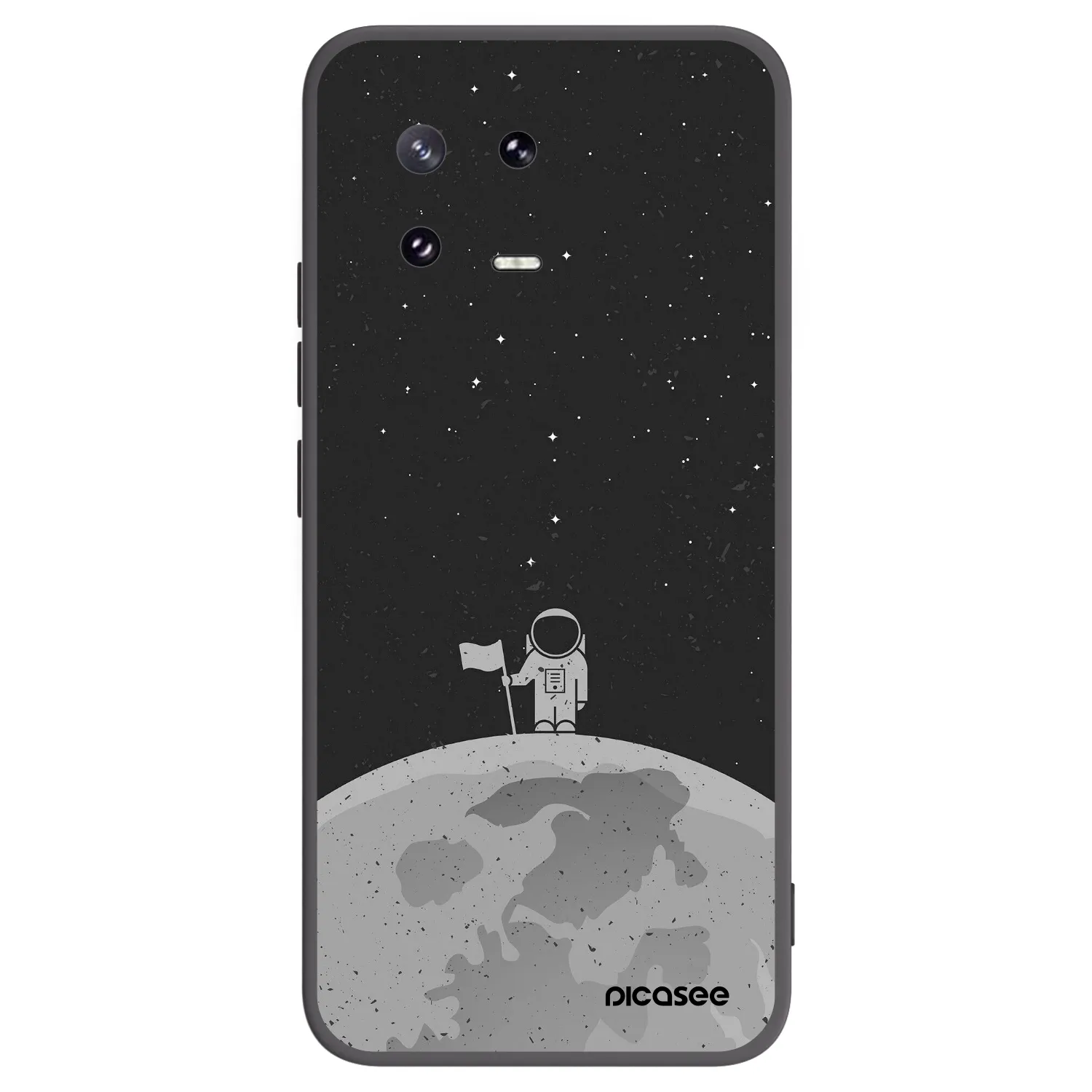 Picasee silikonski črni ovitek za Xiaomi 13 Pro - Astronaut