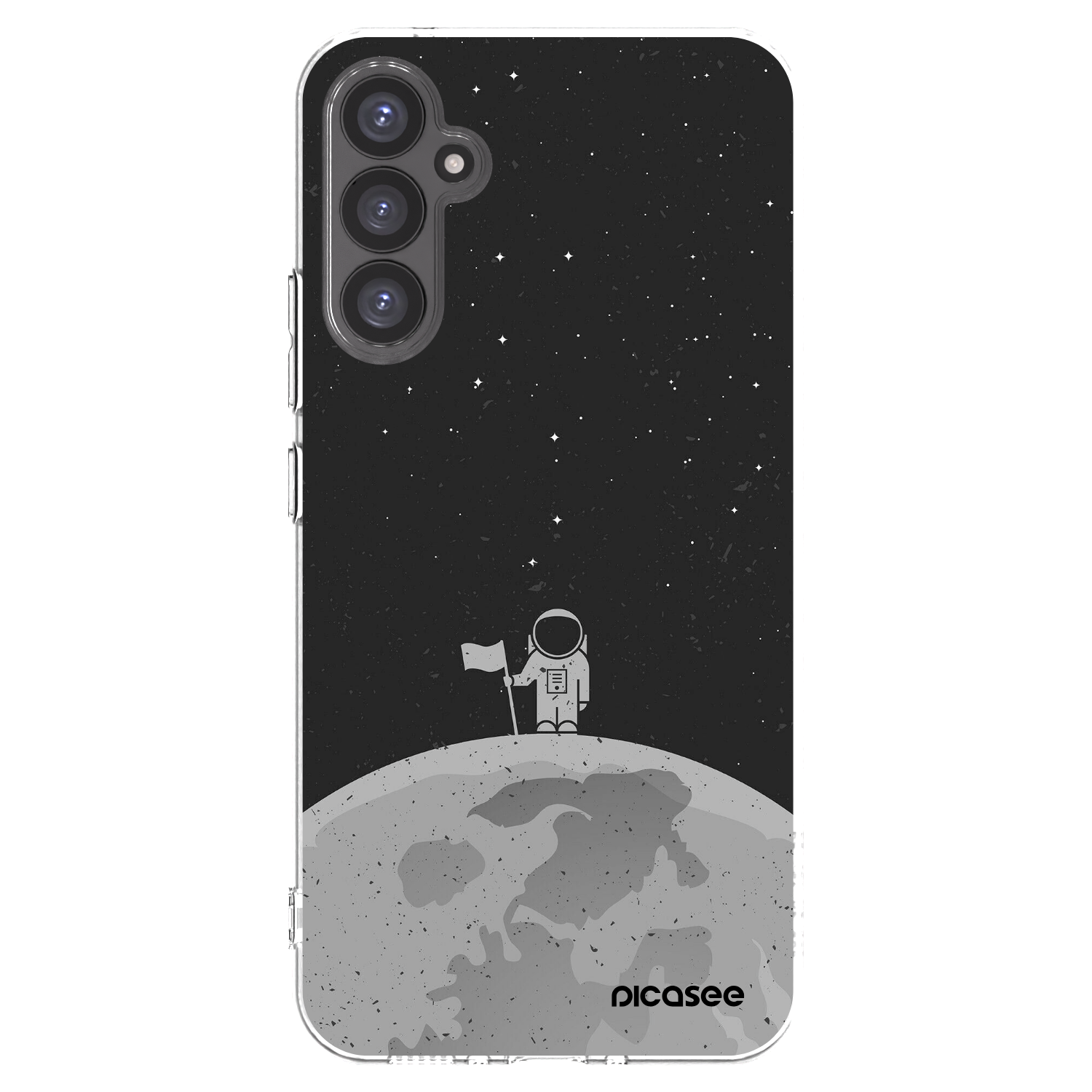 Picasee silikonski prozorni ovitek za Samsung Galaxy A34 5G A346B - Astronaut