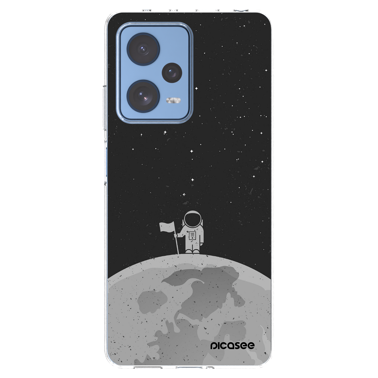 Picasee silikonski prozorni ovitek za Xiaomi Redmi Note 12 Pro 5G - Astronaut