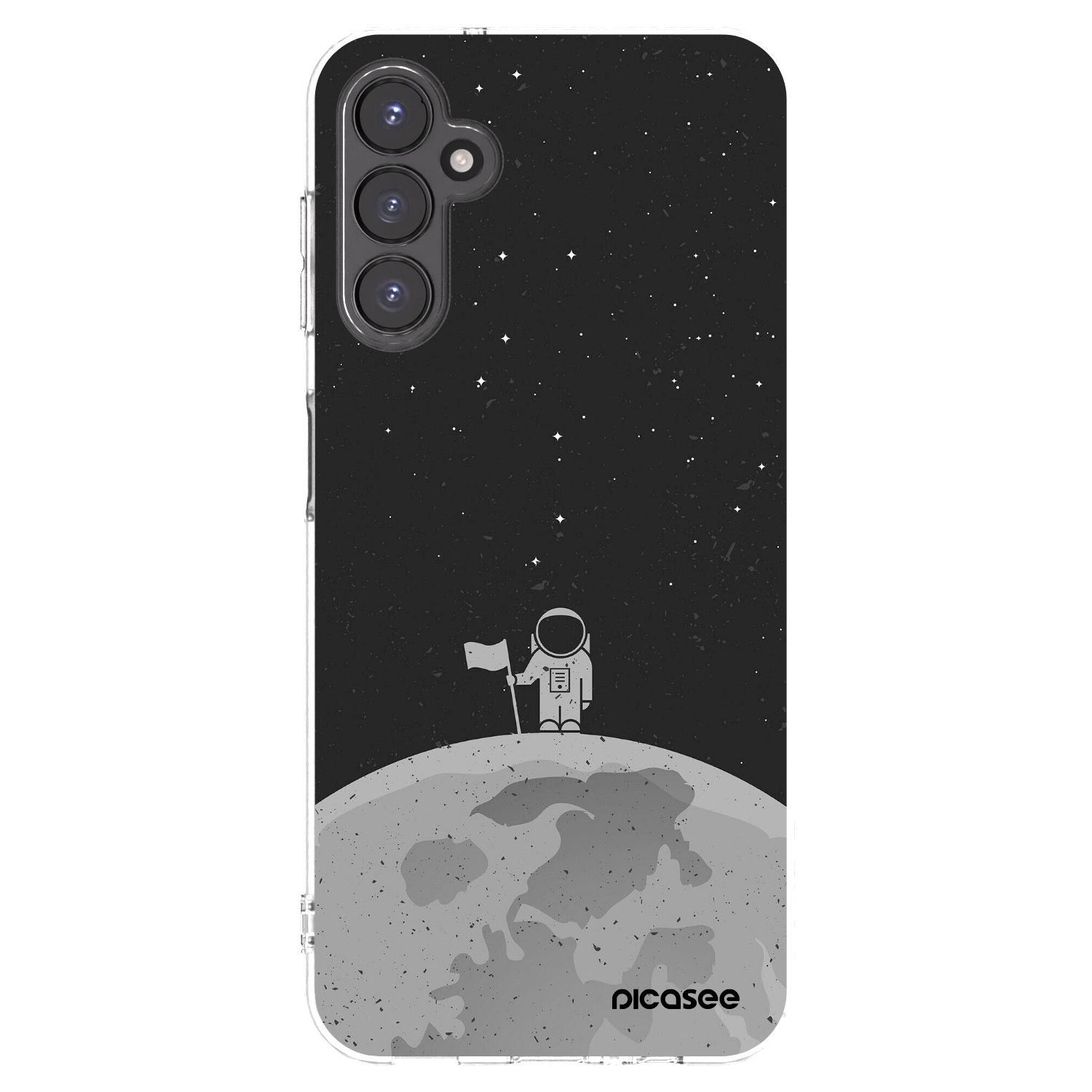 Picasee silikonski prozorni ovitek za Samsung Galaxy A14 5G A146P - Astronaut