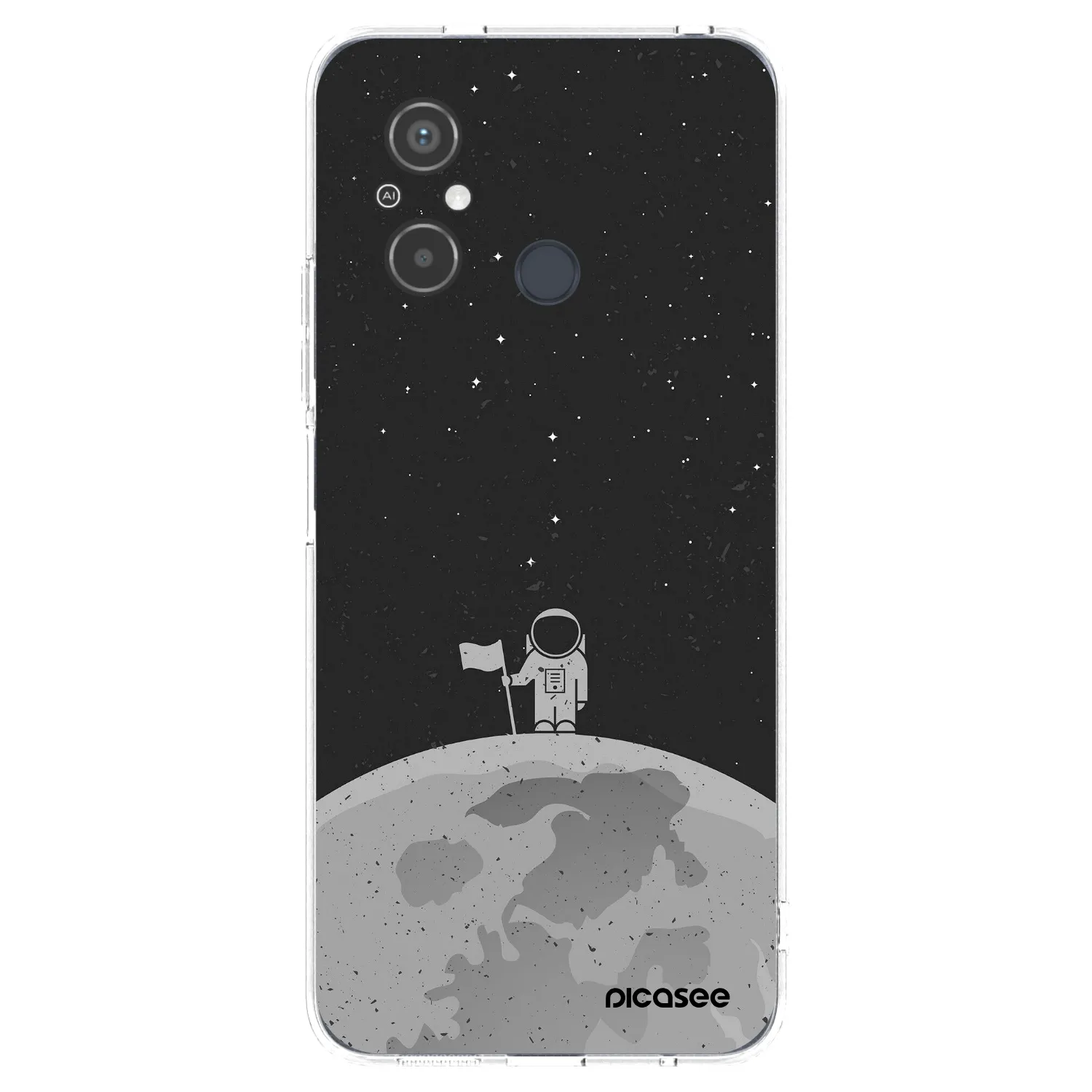 Picasee silikonski prozorni ovitek za Xiaomi Redmi 12C - Astronaut