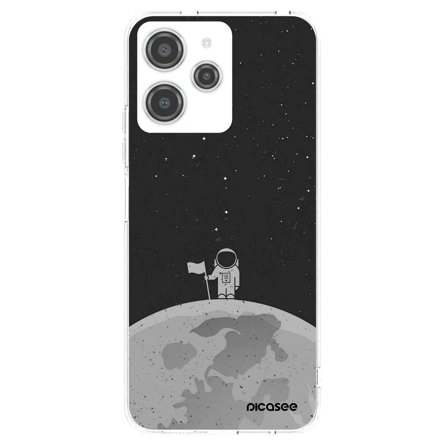 Picasee silikonski prozorni ovitek za Xiaomi Redmi 12 4G - Astronaut
