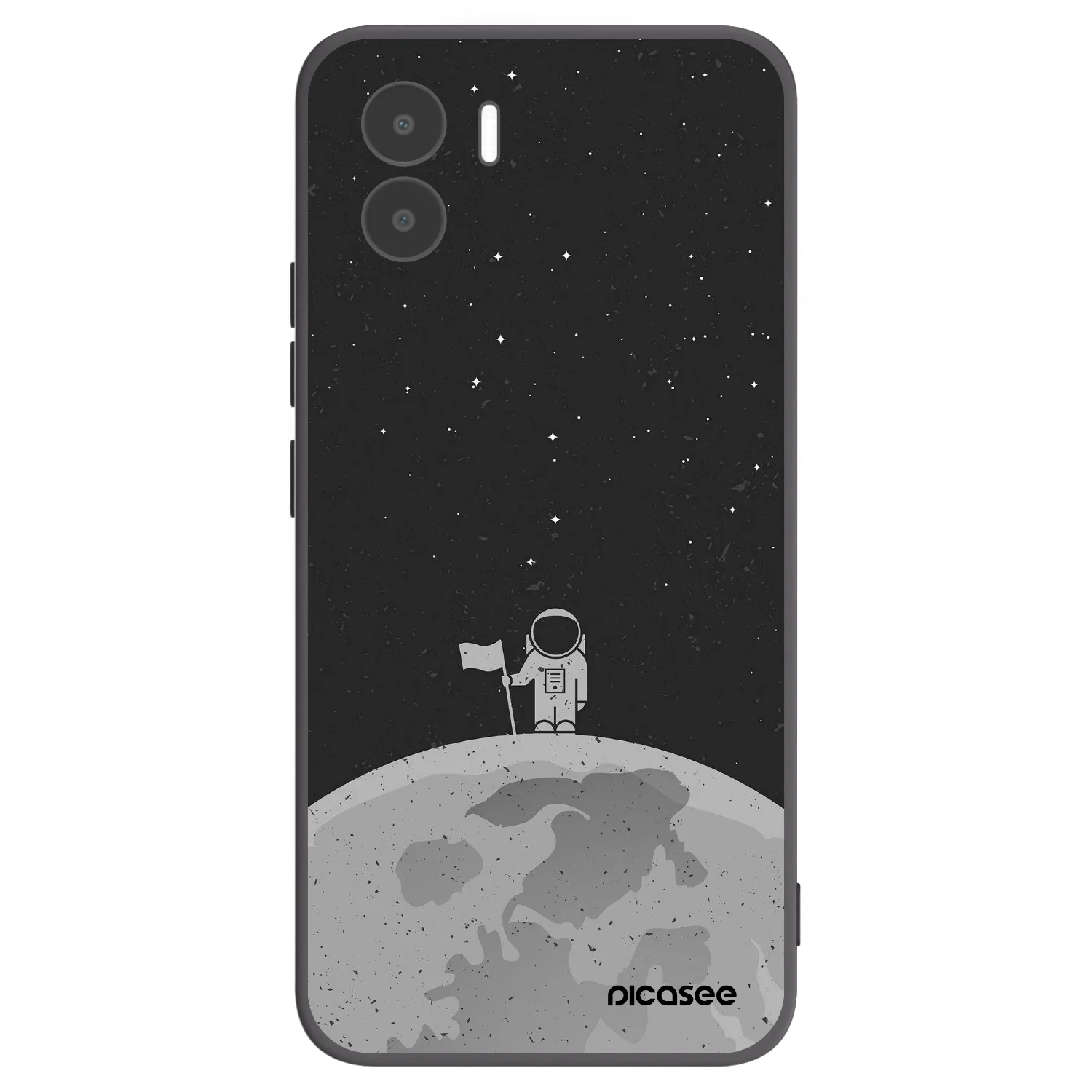 Picasee silikonski črni ovitek za Xiaomi Redmi A2 - Astronaut