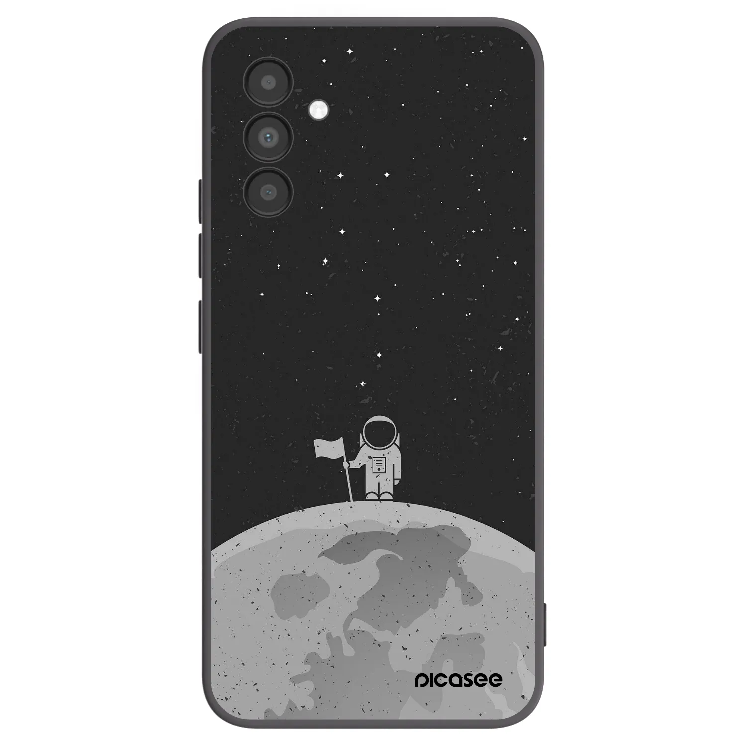 Picasee silikonski črni ovitek za Samsung Galaxy A04s A047F - Astronaut