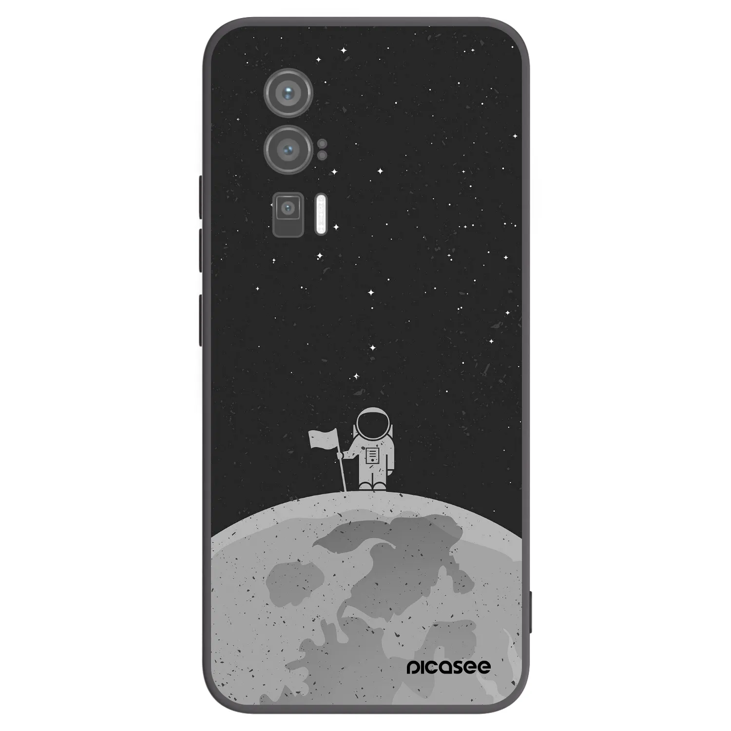 Picasee silikonski črni ovitek za Xiaomi Poco F5 Pro 5G - Astronaut