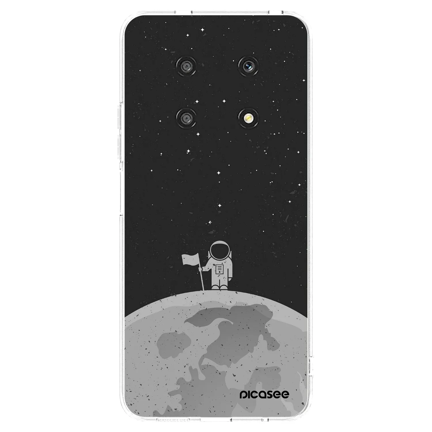 Picasee silikonski prozorni ovitek za Honor Magic4 Lite 5G - Astronaut