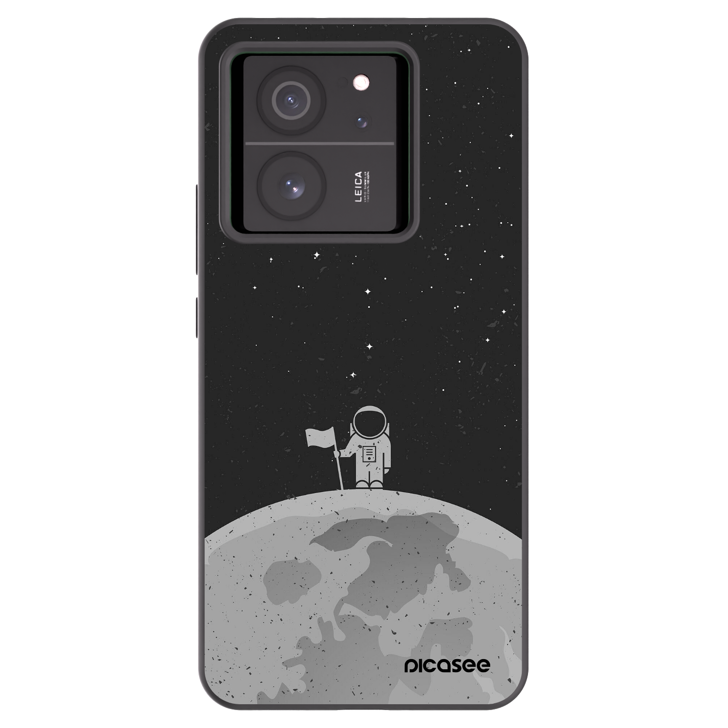 Picasee silikonski črni ovitek za Xiaomi 13T Pro - Astronaut