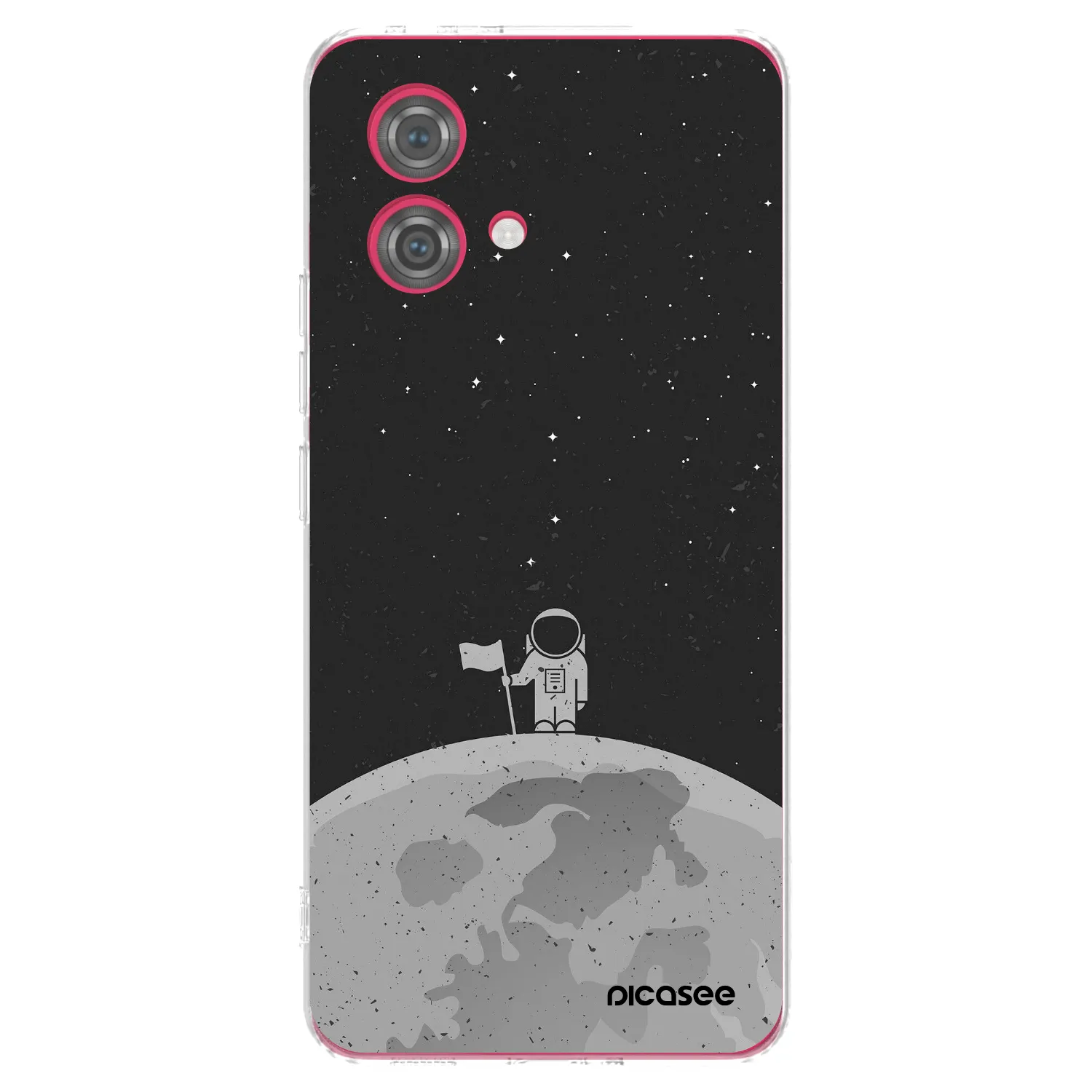 Picasee silikonski prozorni ovitek za Motorola Moto G84 5G - Astronaut