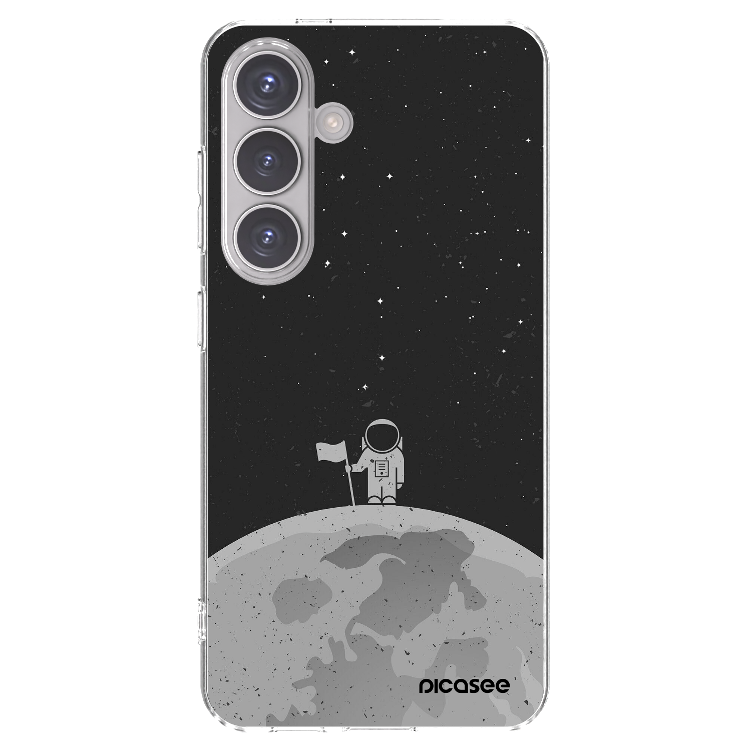 Picasee silikonski prozorni ovitek za Samsung Galaxy S24 S921B 5G - Astronaut