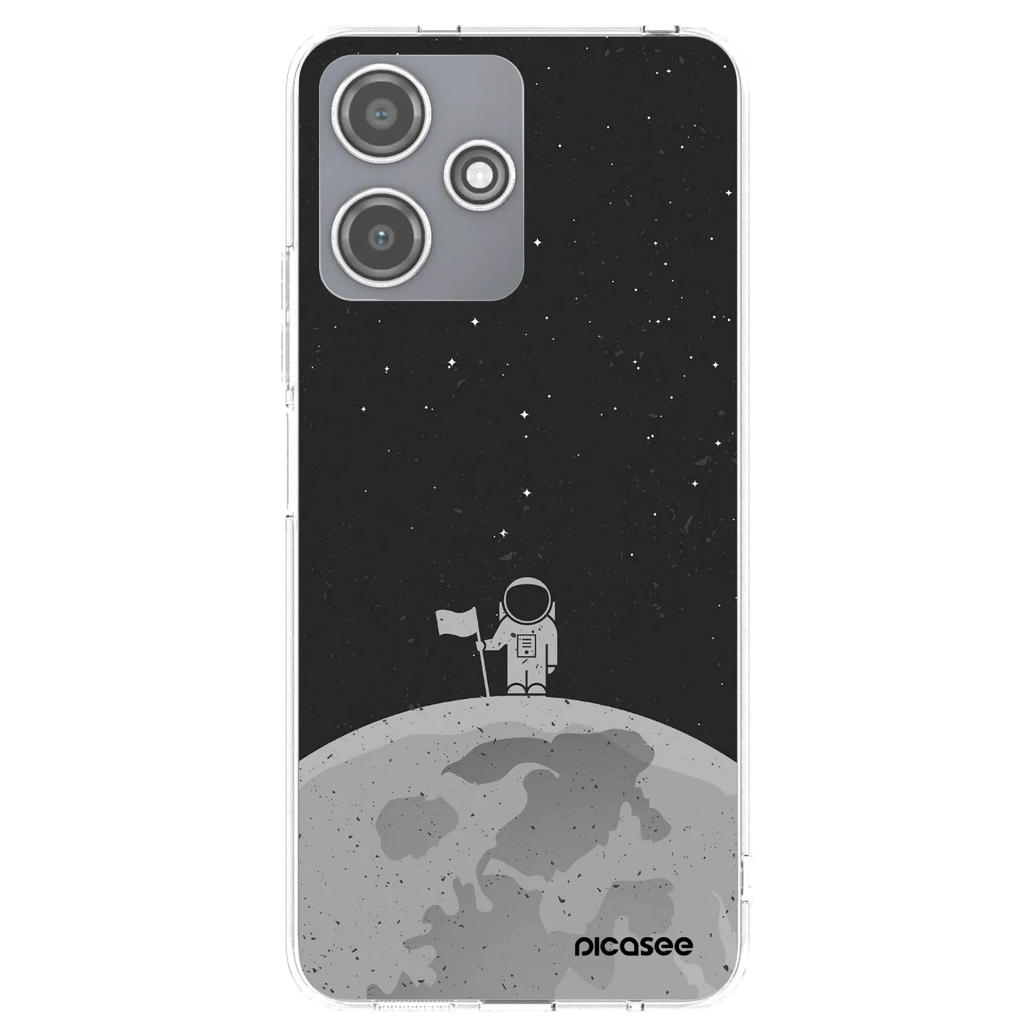 Picasee silikonski prozorni ovitek za Xiaomi Redmi 12 5G - Astronaut