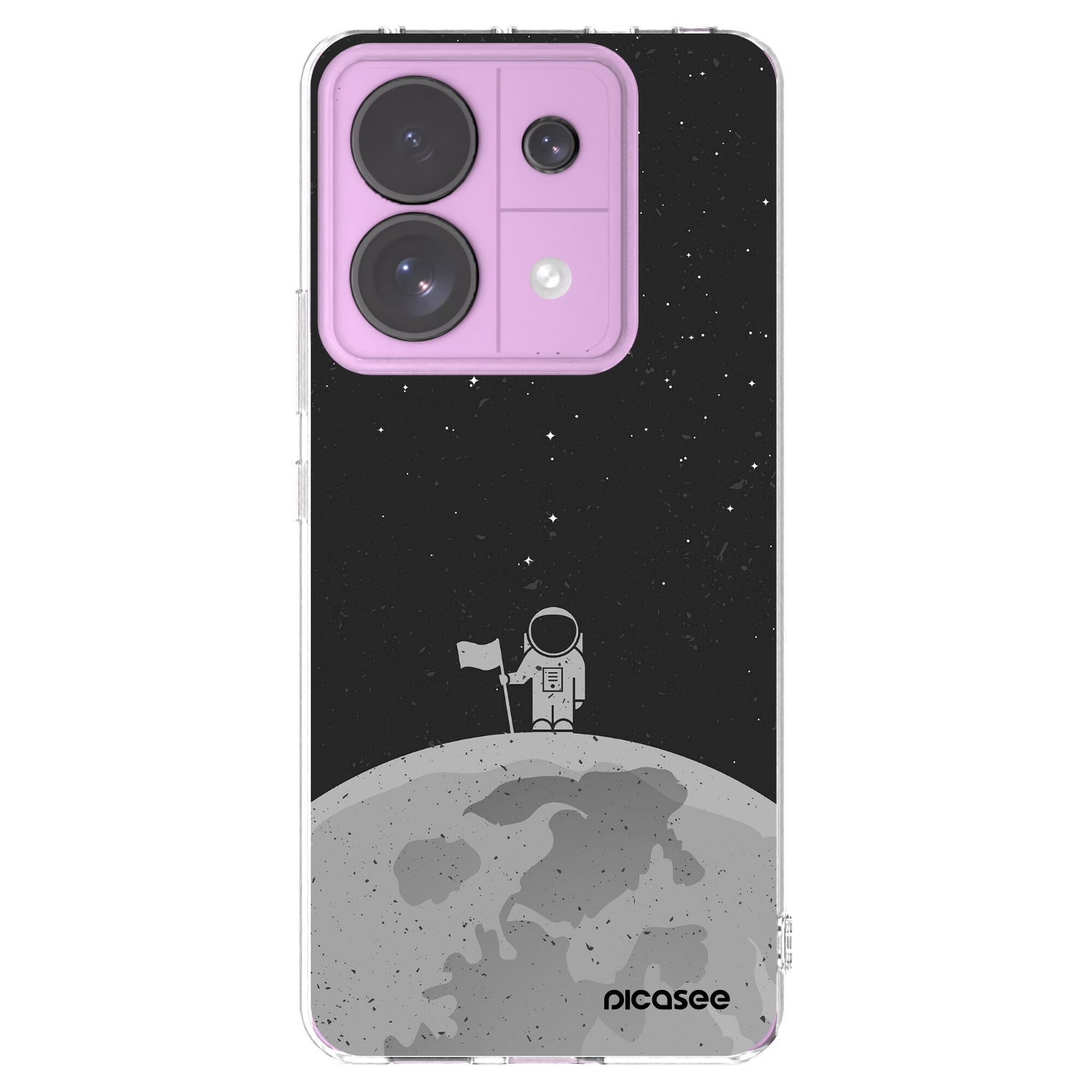 Picasee silikonski prozorni ovitek za Xiaomi Redmi Note 13 Pro 5G - Astronaut