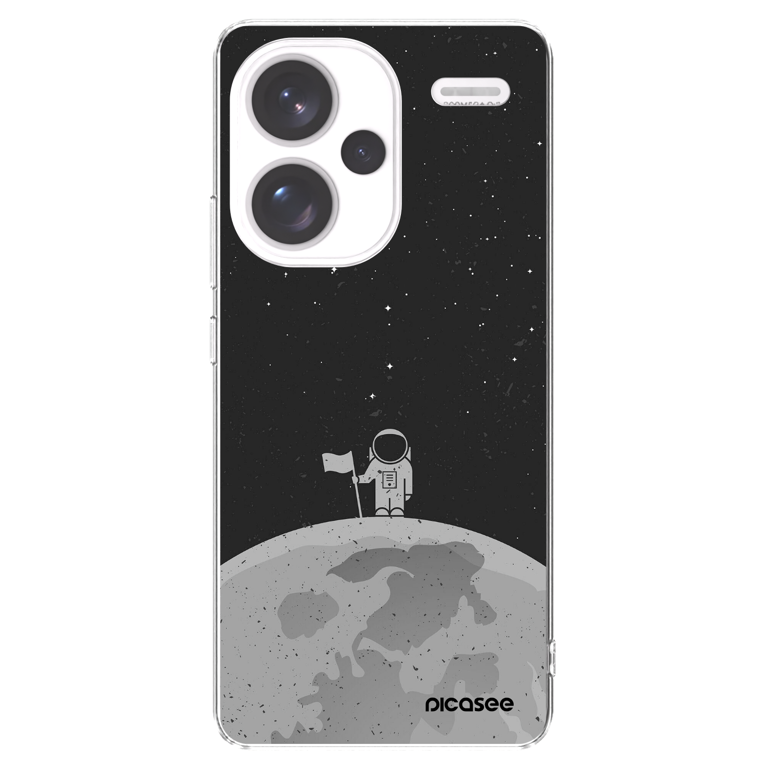 Picasee silikonski prozorni ovitek za Xiaomi Redmi Note 13 Pro+ 5G - Astronaut