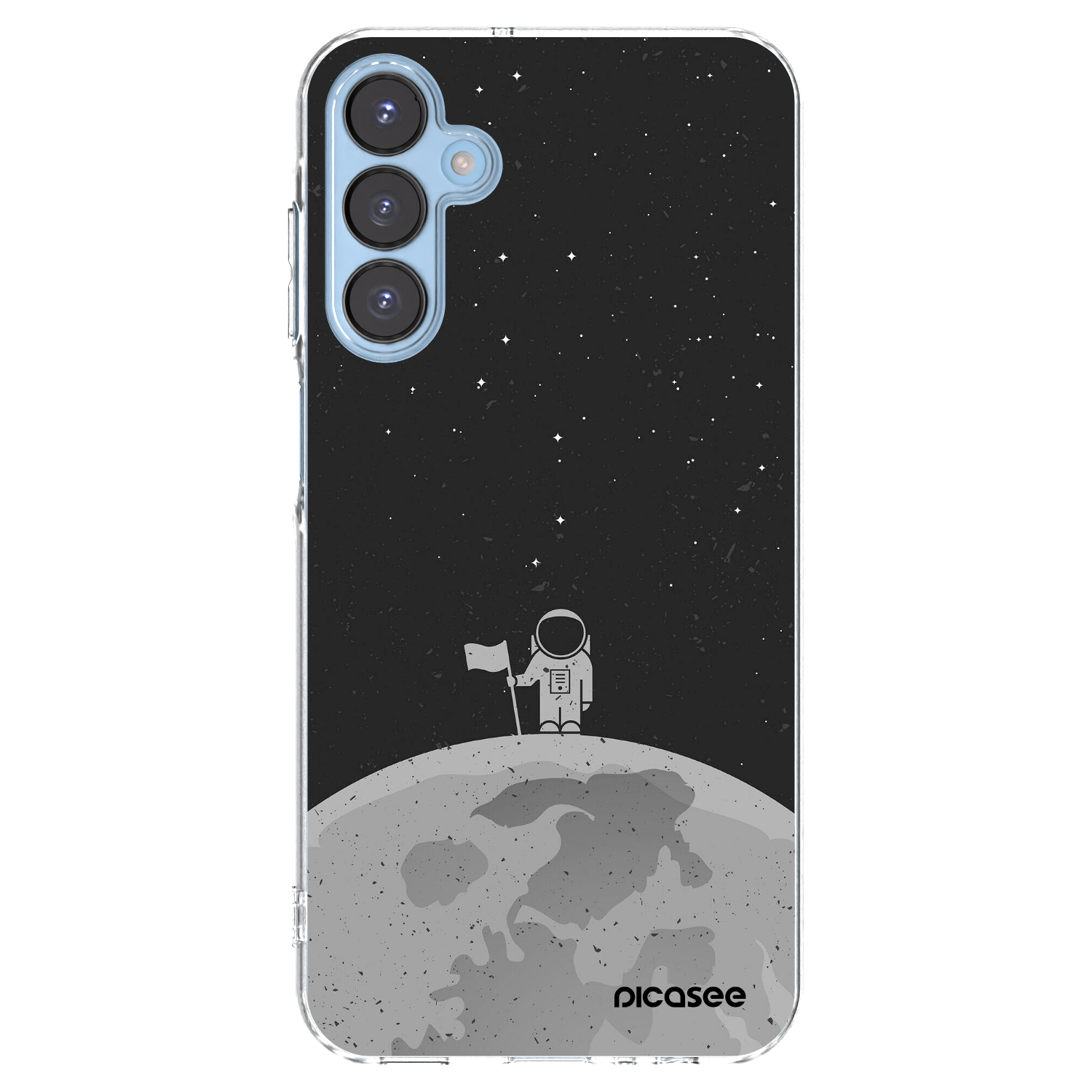 Picasee silikonski prozorni ovitek za Samsung Galaxy A15 A156B 5G - Astronaut