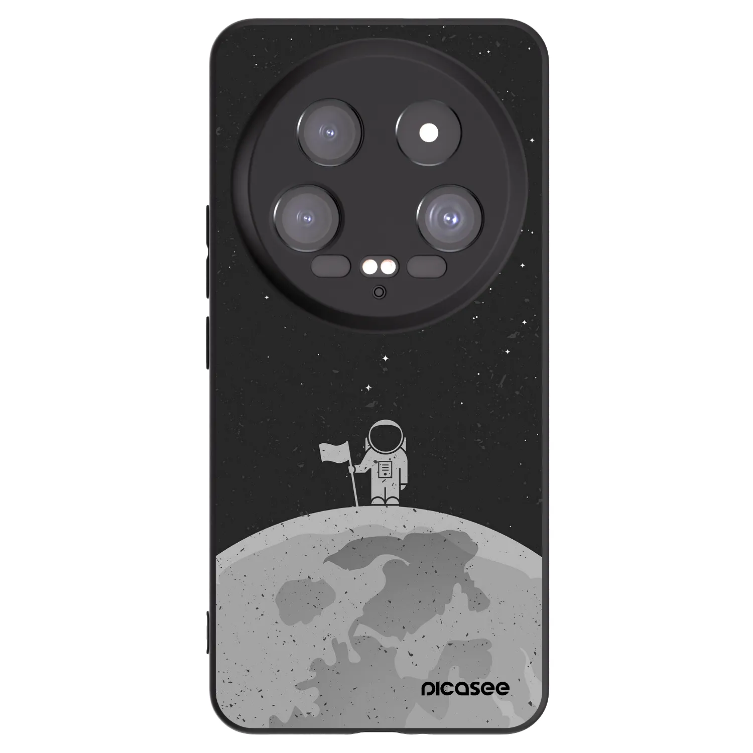 Picasee silikonski črni ovitek za Xiaomi 14 Ultra - Astronaut