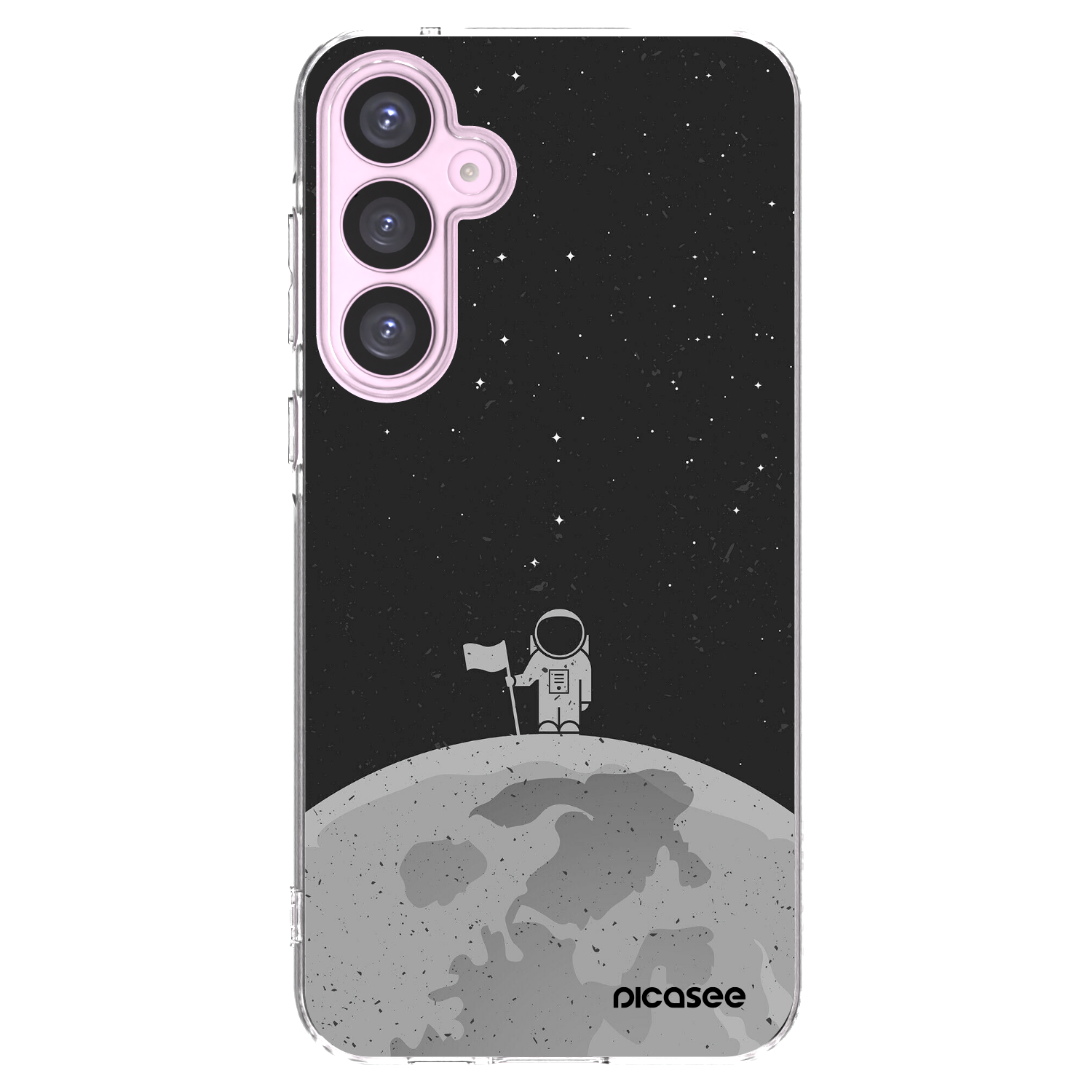 Picasee silikonski prozorni ovitek za Samsung Galaxy A55 5G A556B - Astronaut