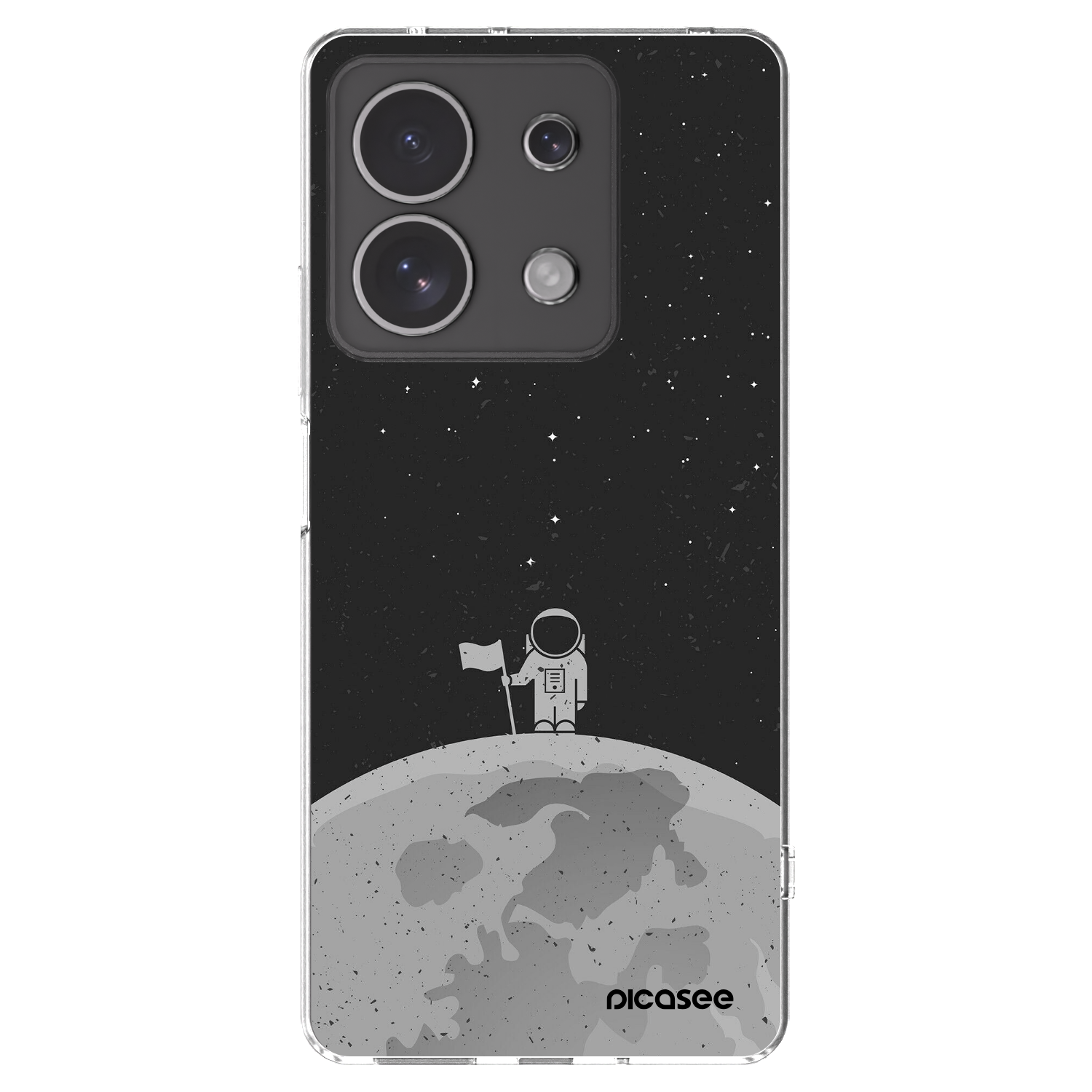 Picasee silikonski prozorni ovitek za Xiaomi Redmi Note 13 4G - Astronaut