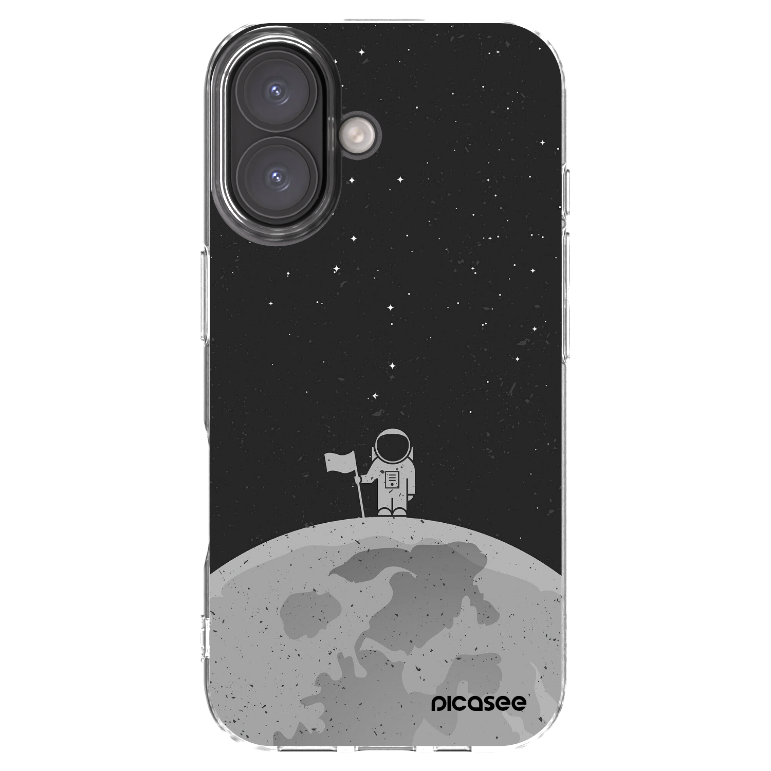 Picasee silikonski prozorni ovitek za Apple iPhone 16 - Astronaut
