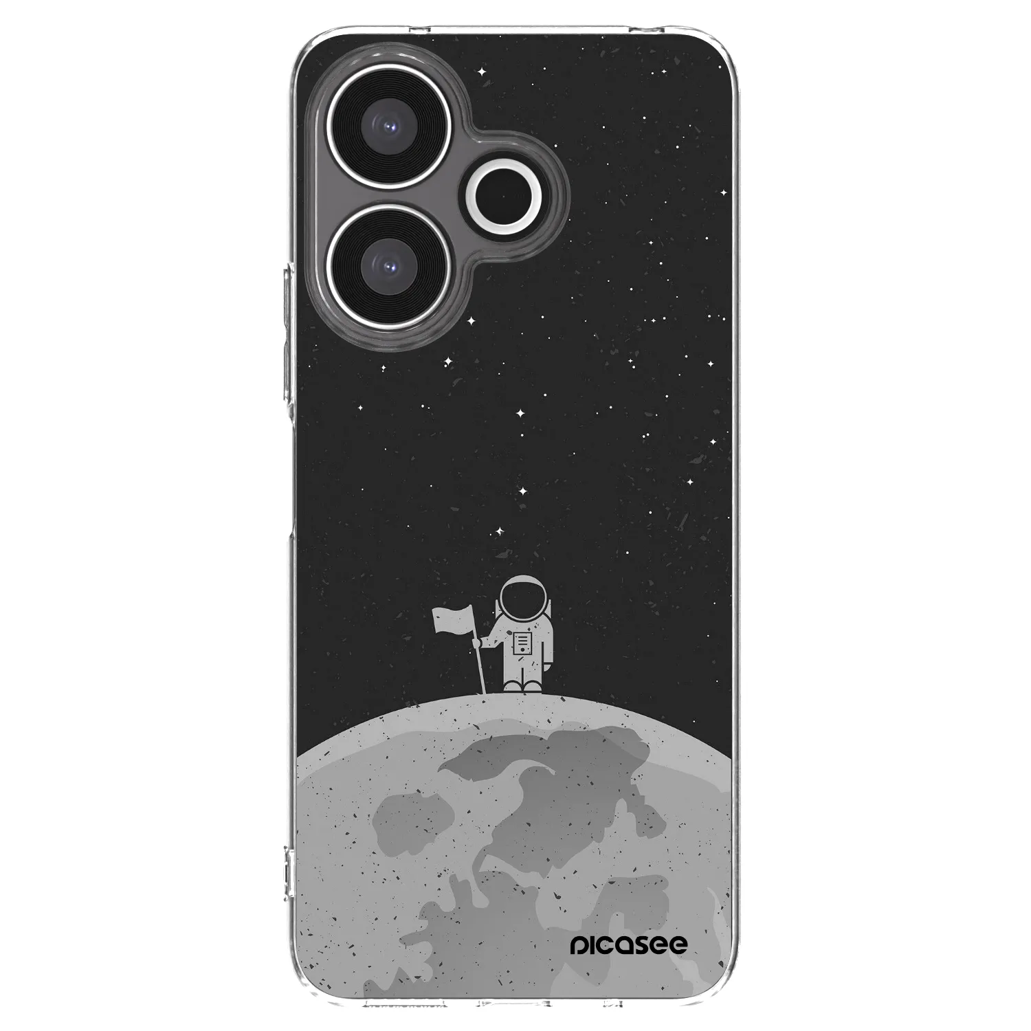 Picasee silikonski prozorni ovitek za Xiaomi Redmi 13 4G - Astronaut