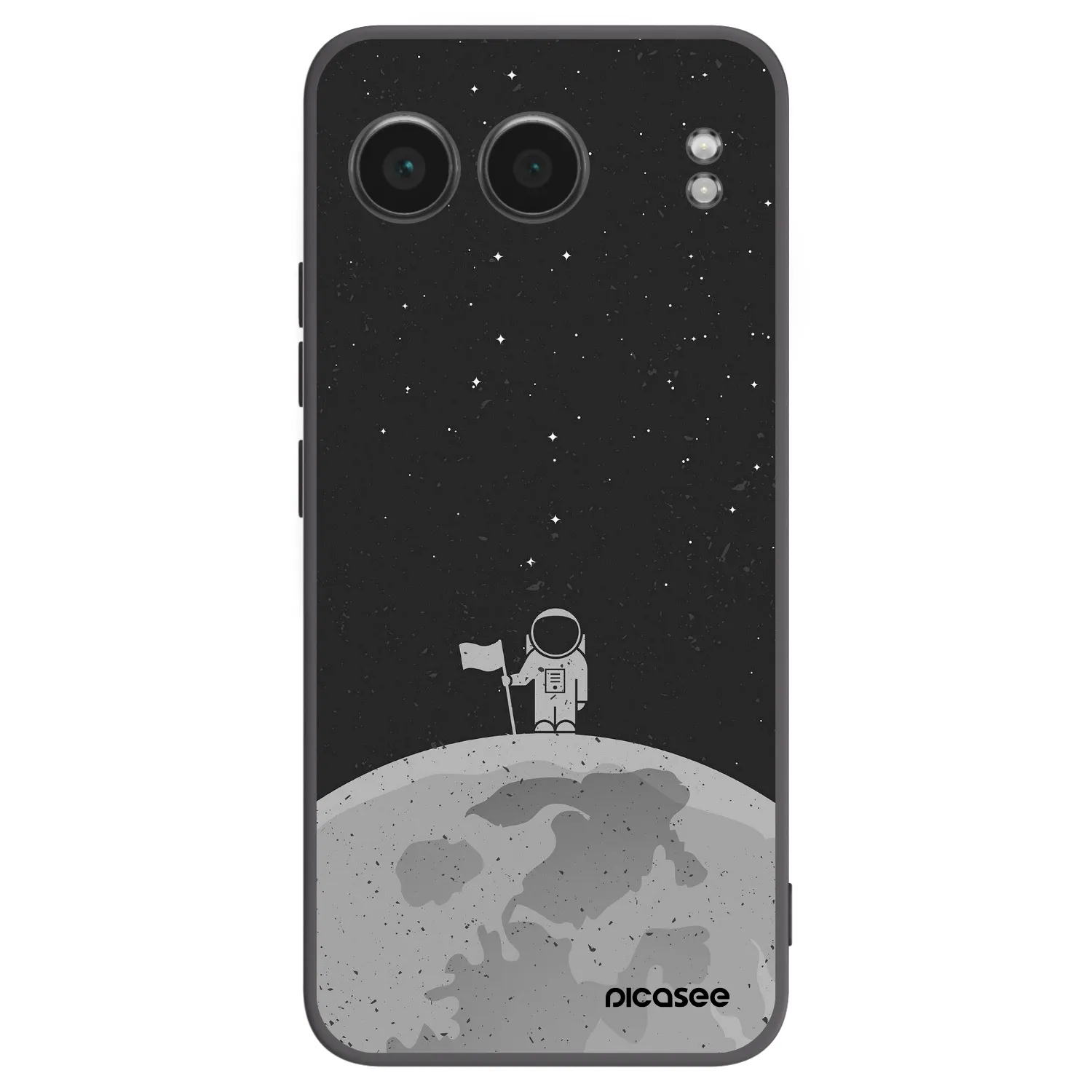 Picasee silikonski črni ovitek za OnePlus Nord 4 - Astronaut