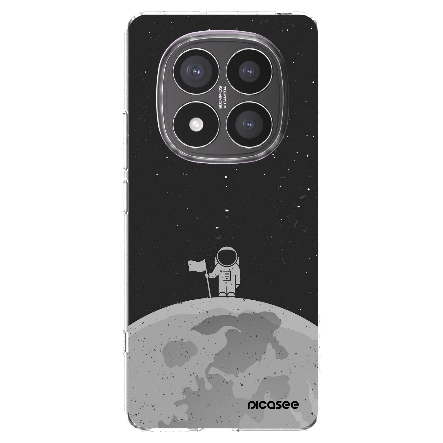 Picasee silikonski prozorni ovitek za Xiaomi Redmi Note 14 Pro+ 5G - Astronaut