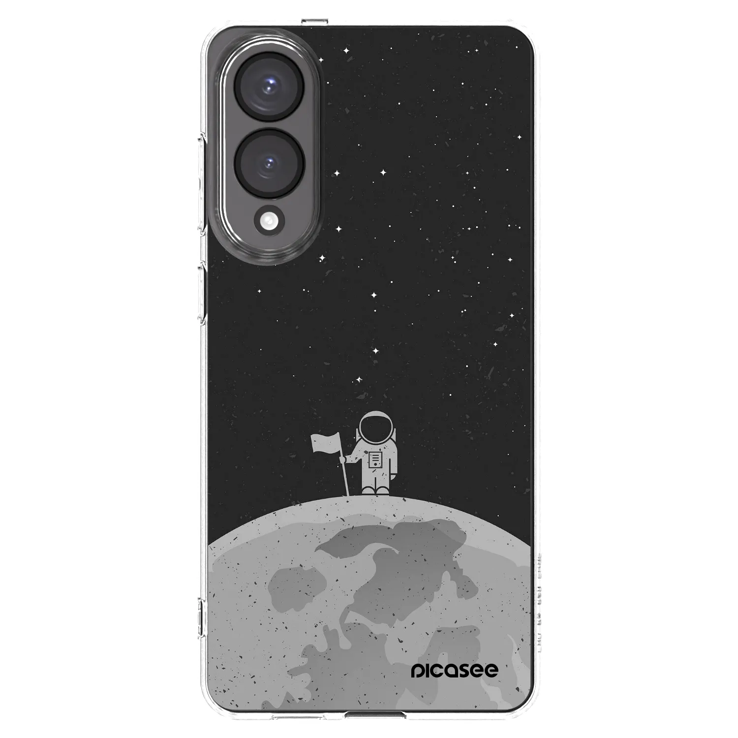 Picasee silikonski prozorni ovitek za Samsung Galaxy S25 Edge 5G - Astronaut