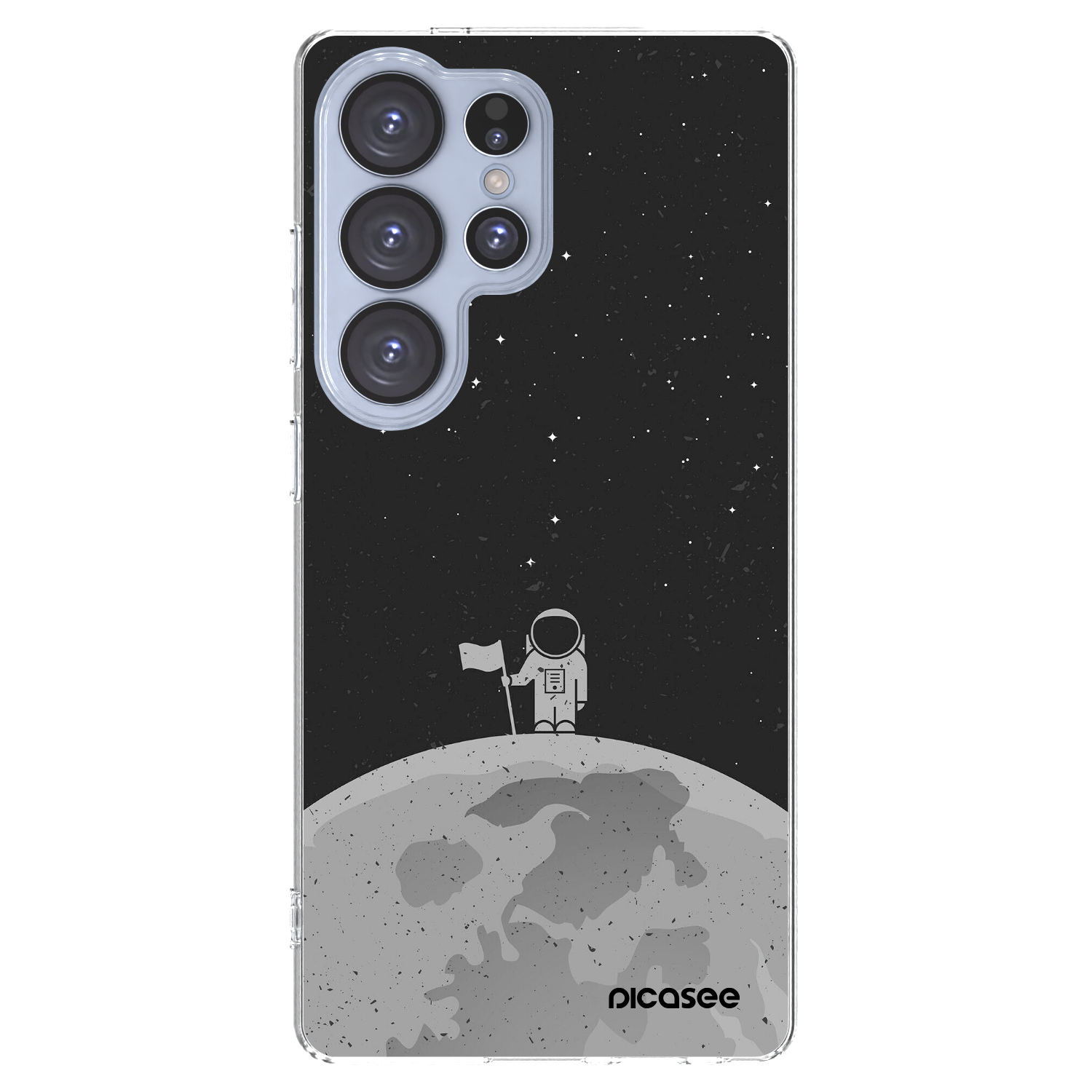 Picasee silikonski prozorni ovitek za Samsung Galaxy S25 Ultra 5G - Astronaut