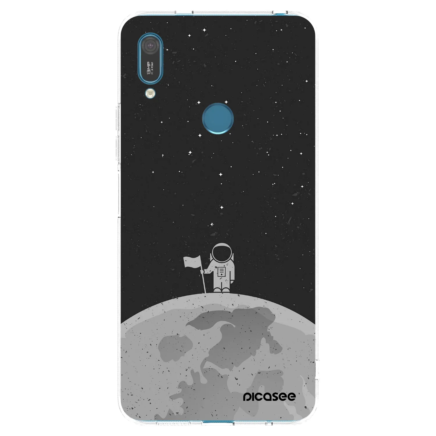 Picasee silikonski prozorni ovitek za Huawei Y7 2019 - Astronaut