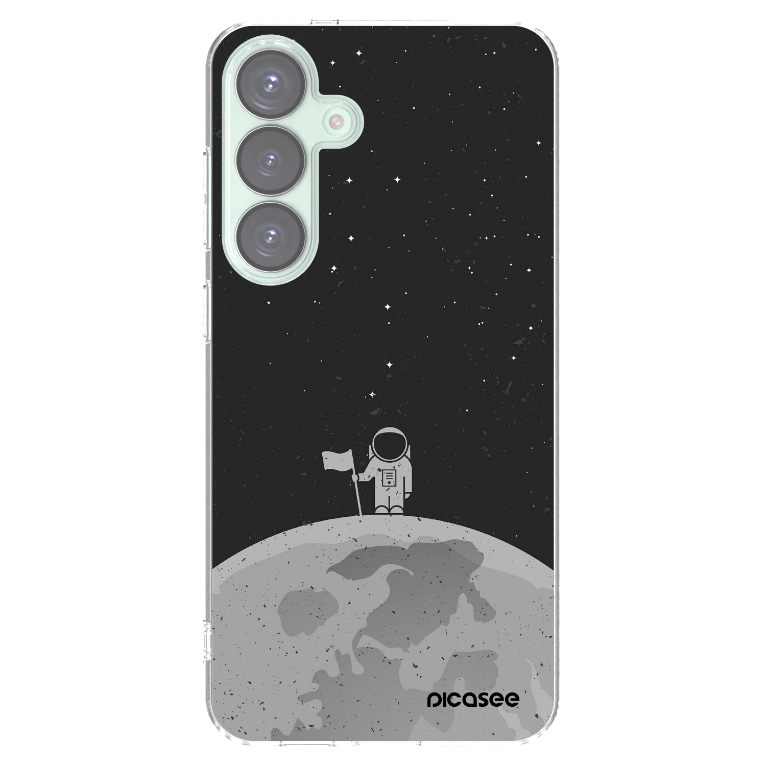 Picasee silikonski prozorni ovitek za Samsung Galaxy S25+ 5G - Astronaut