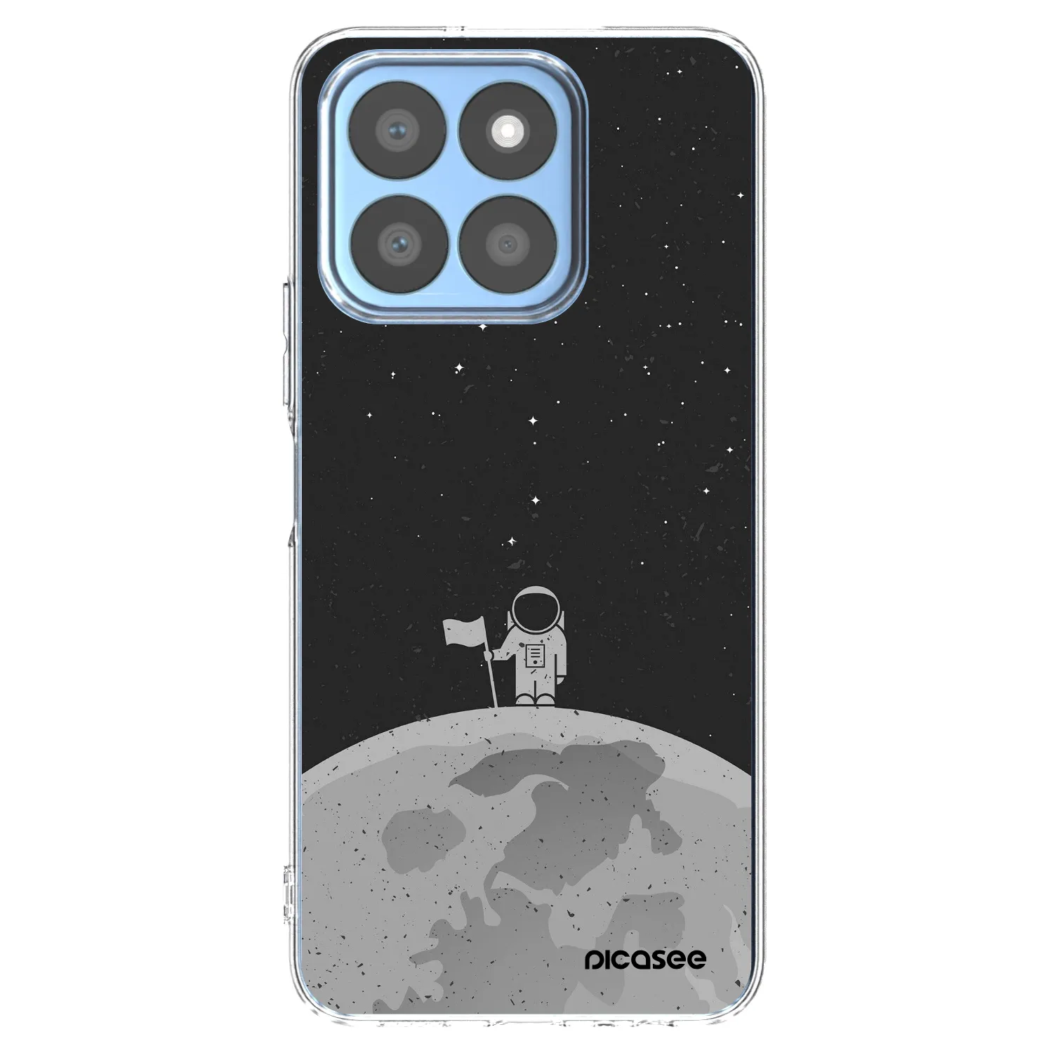 Picasee silikonski prozorni ovitek za Honor X8c - Astronaut