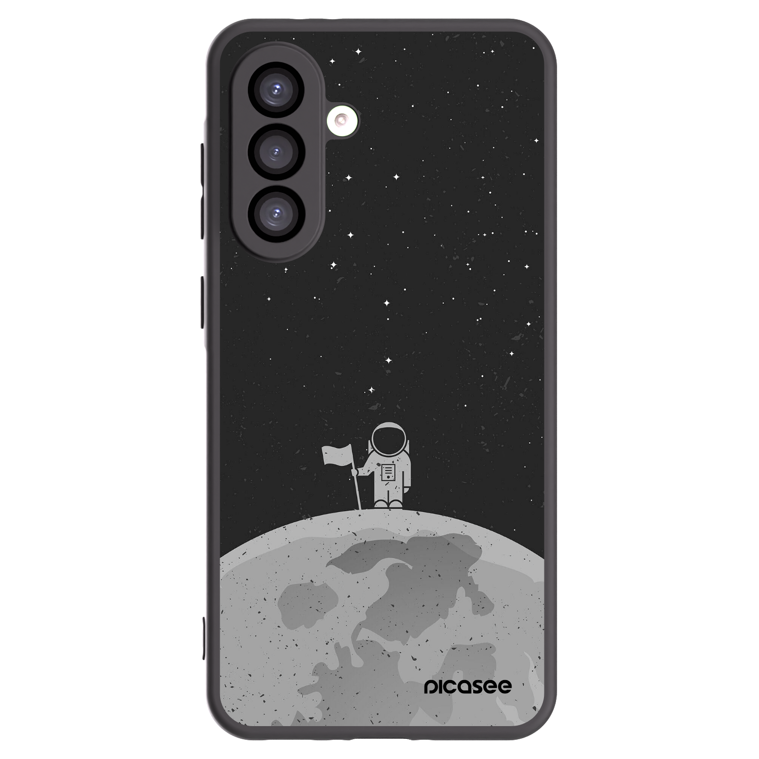 Picasee silikonski črni ovitek za Samsung Galaxy A26 5G A266B - Astronaut