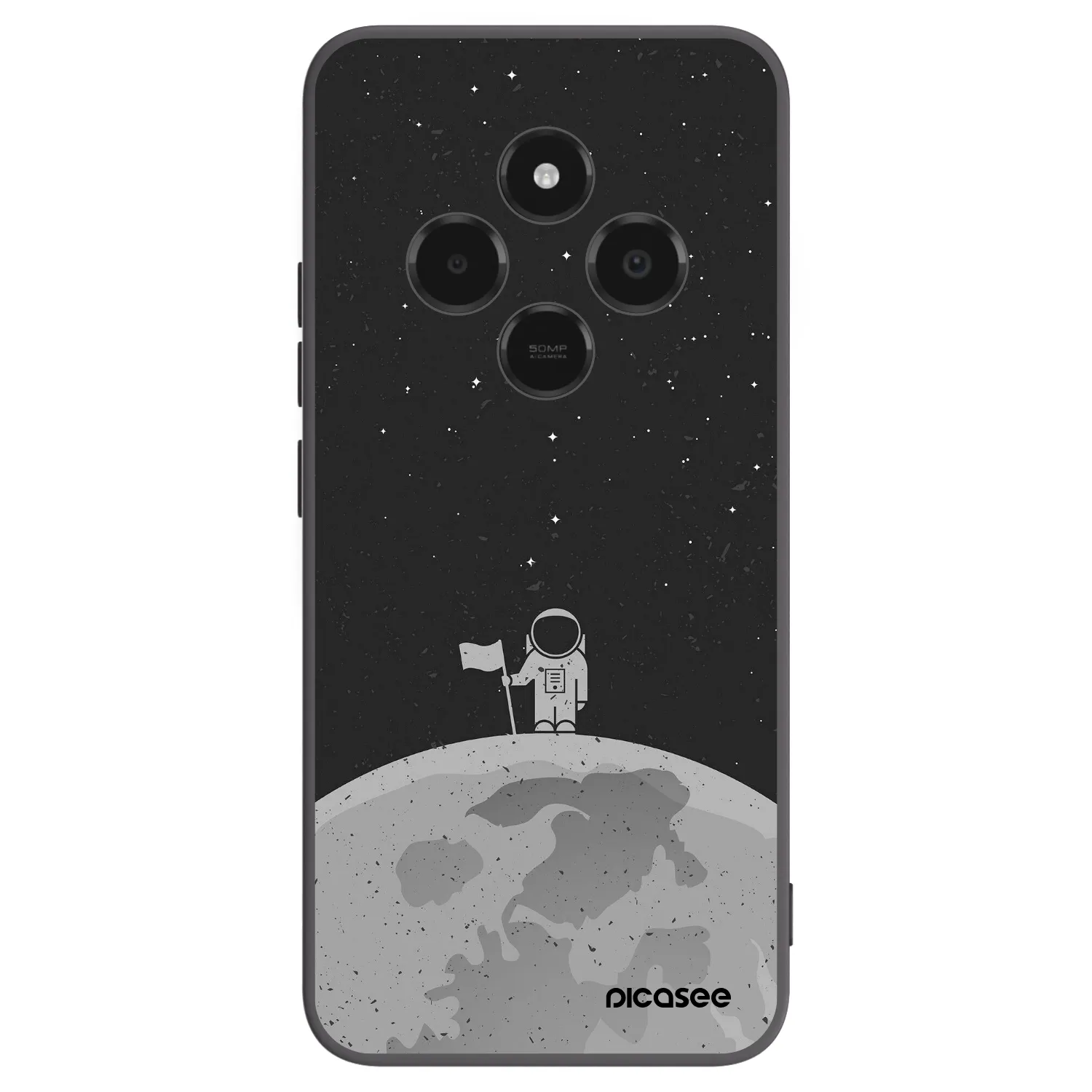 Picasee silikonski črni ovitek za Xiaomi Poco C75 - Astronaut
