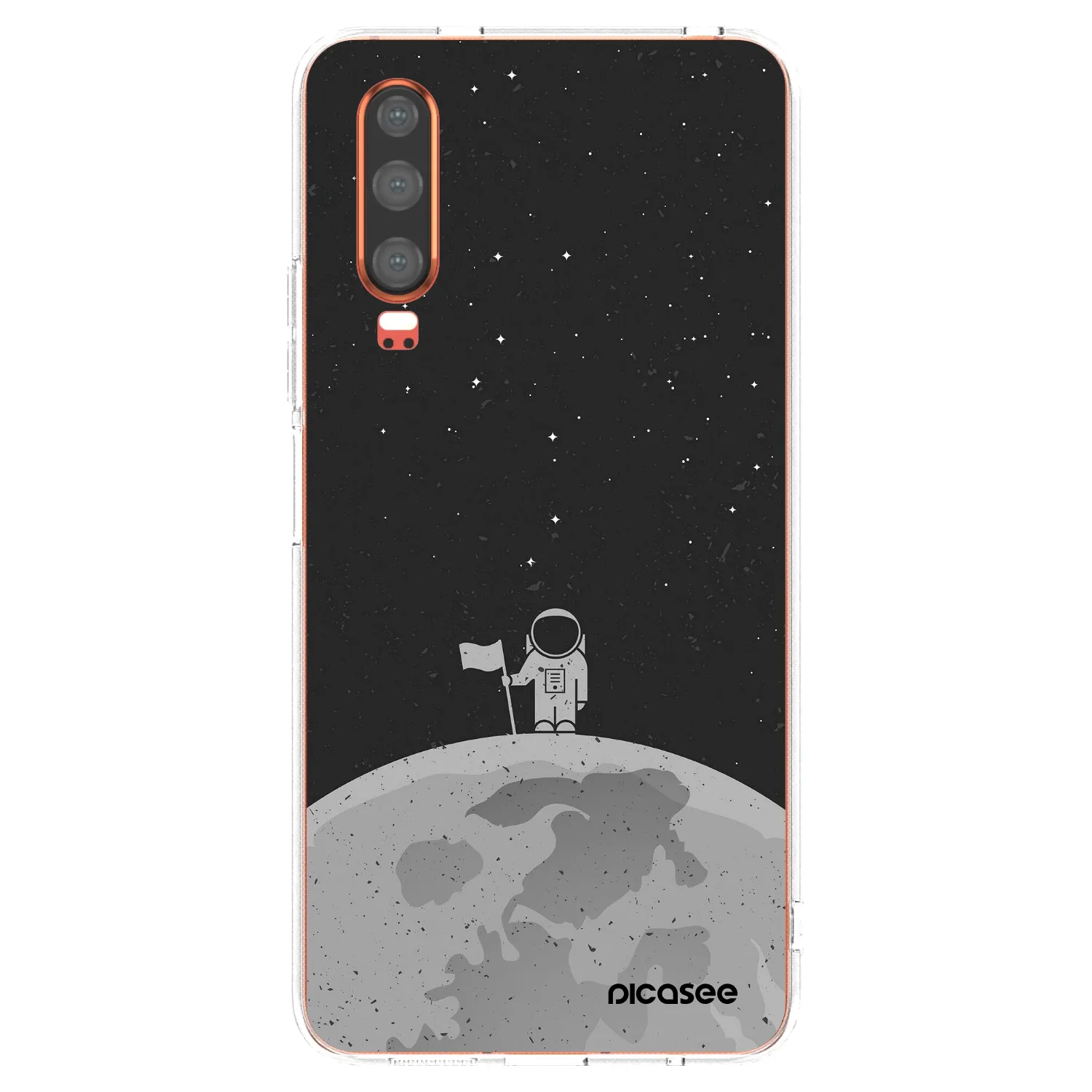 Picasee silikonski prozorni ovitek za Huawei P30 - Astronaut