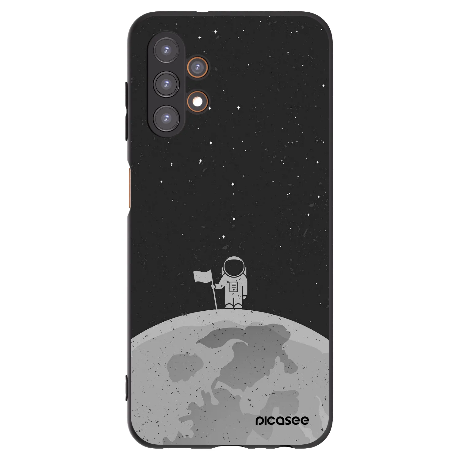 Picasee silikonski črni ovitek za Samsung Galaxy A13 5G - Astronaut