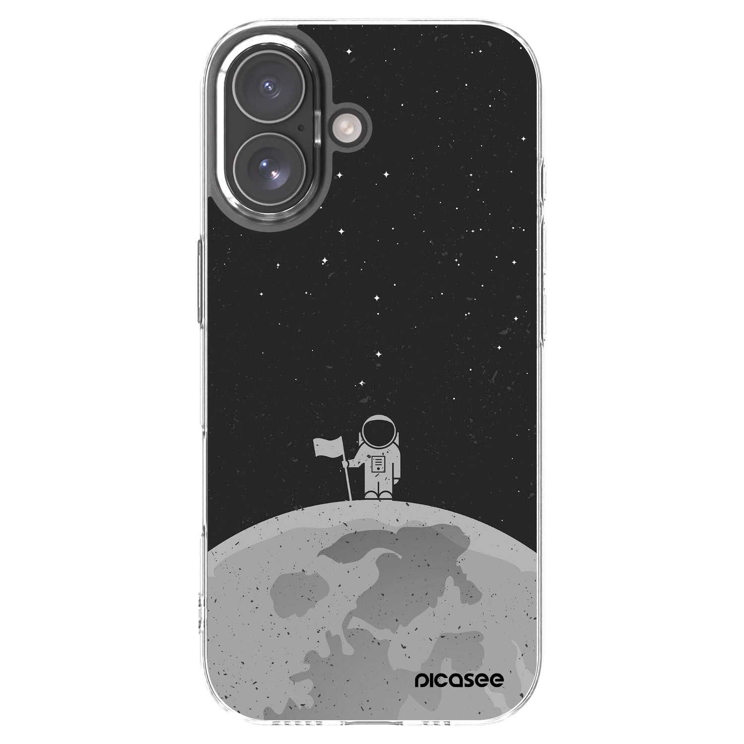 Picasee silikonski prozorni ovitek za Apple iPhone 17 - Astronaut