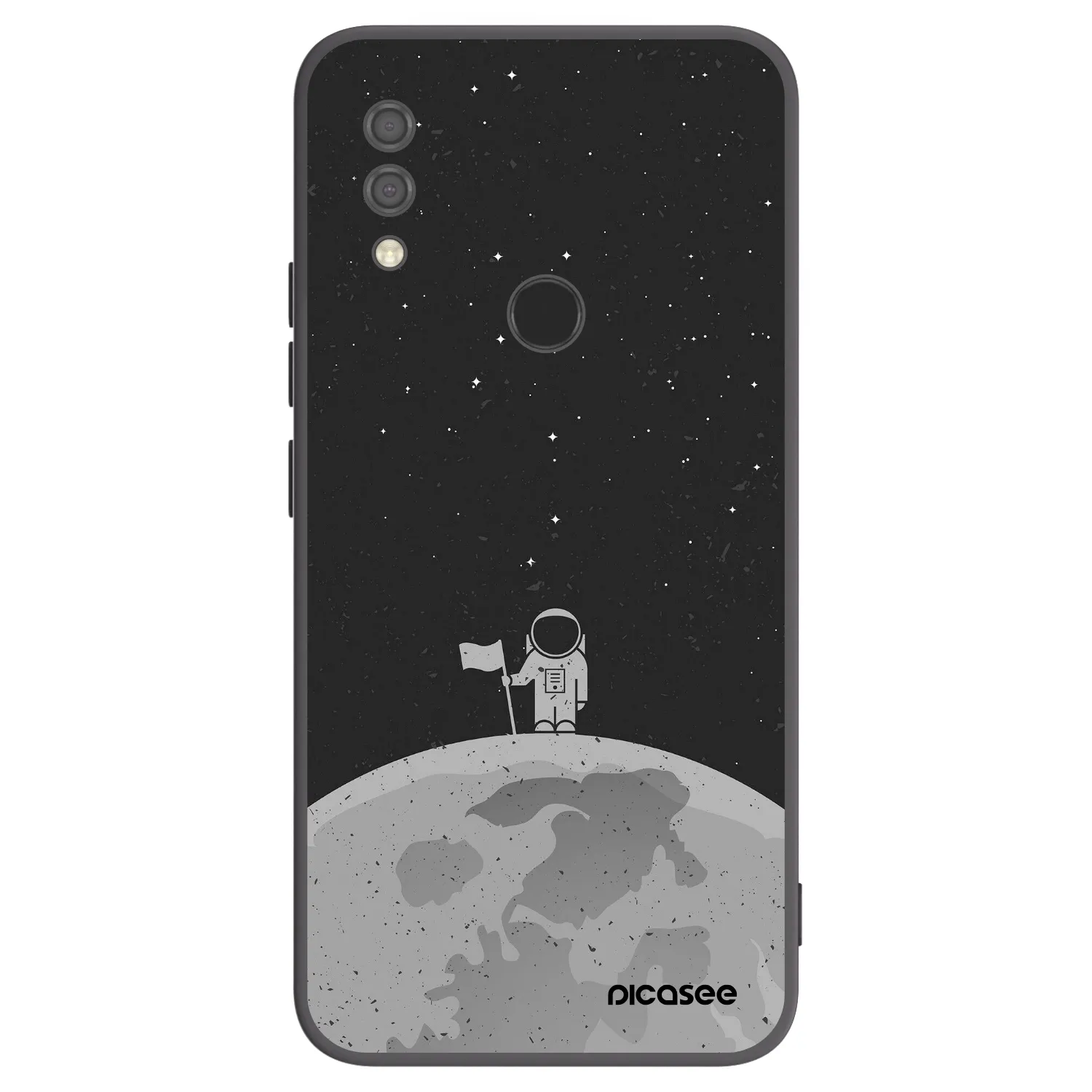 Picasee silikonski črni ovitek za Xiaomi Redmi 7 - Astronaut